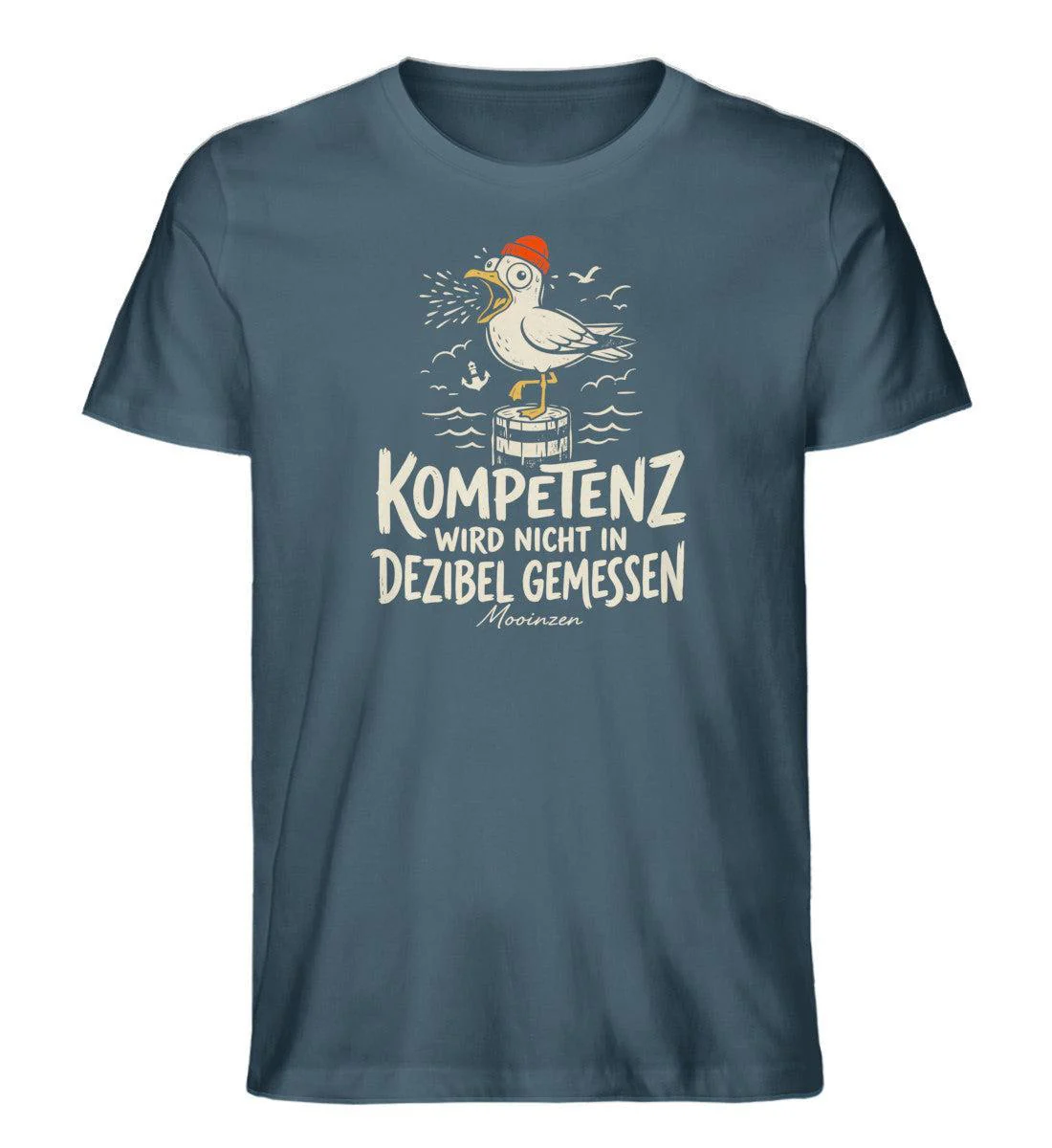 Kompetenz wird nicht in Dezibel gemessen · Herren Premium Bio T-Shirt - Image 3