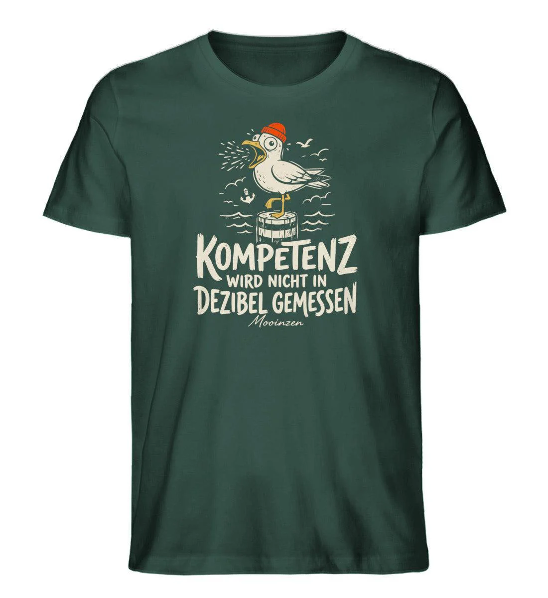 Kompetenz wird nicht in Dezibel gemessen · Herren Premium Bio T-Shirt - Image 4