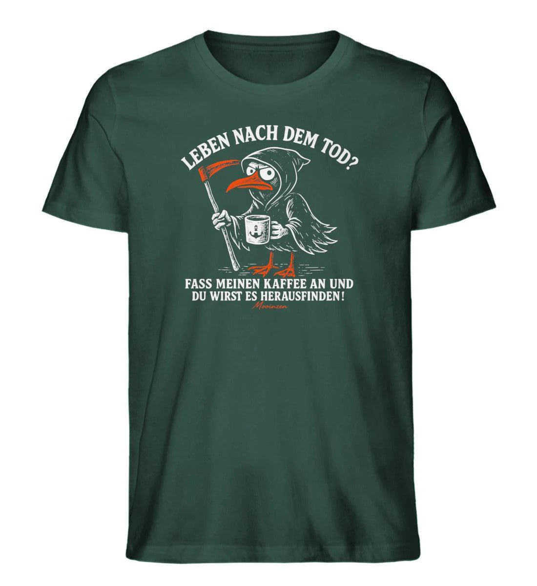 Leben nach dem Tod? Kaffee · Herren Premium Bio T-Shirt - Image 4