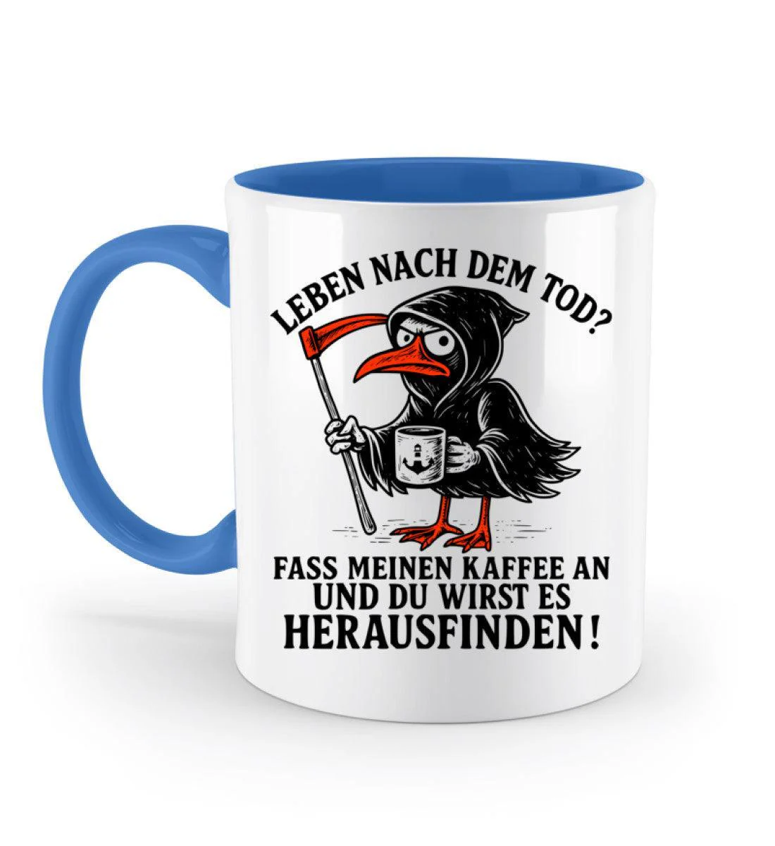Leben nach dem Tod? Kaffee · Keramiktasse Zweifarbig - Image 5