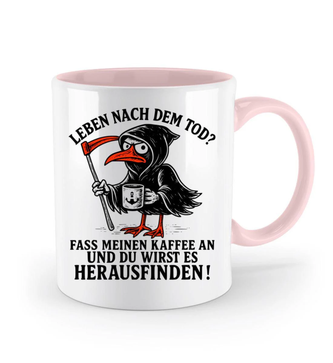 Leben nach dem Tod? Kaffee · Keramiktasse Zweifarbig - Image 8