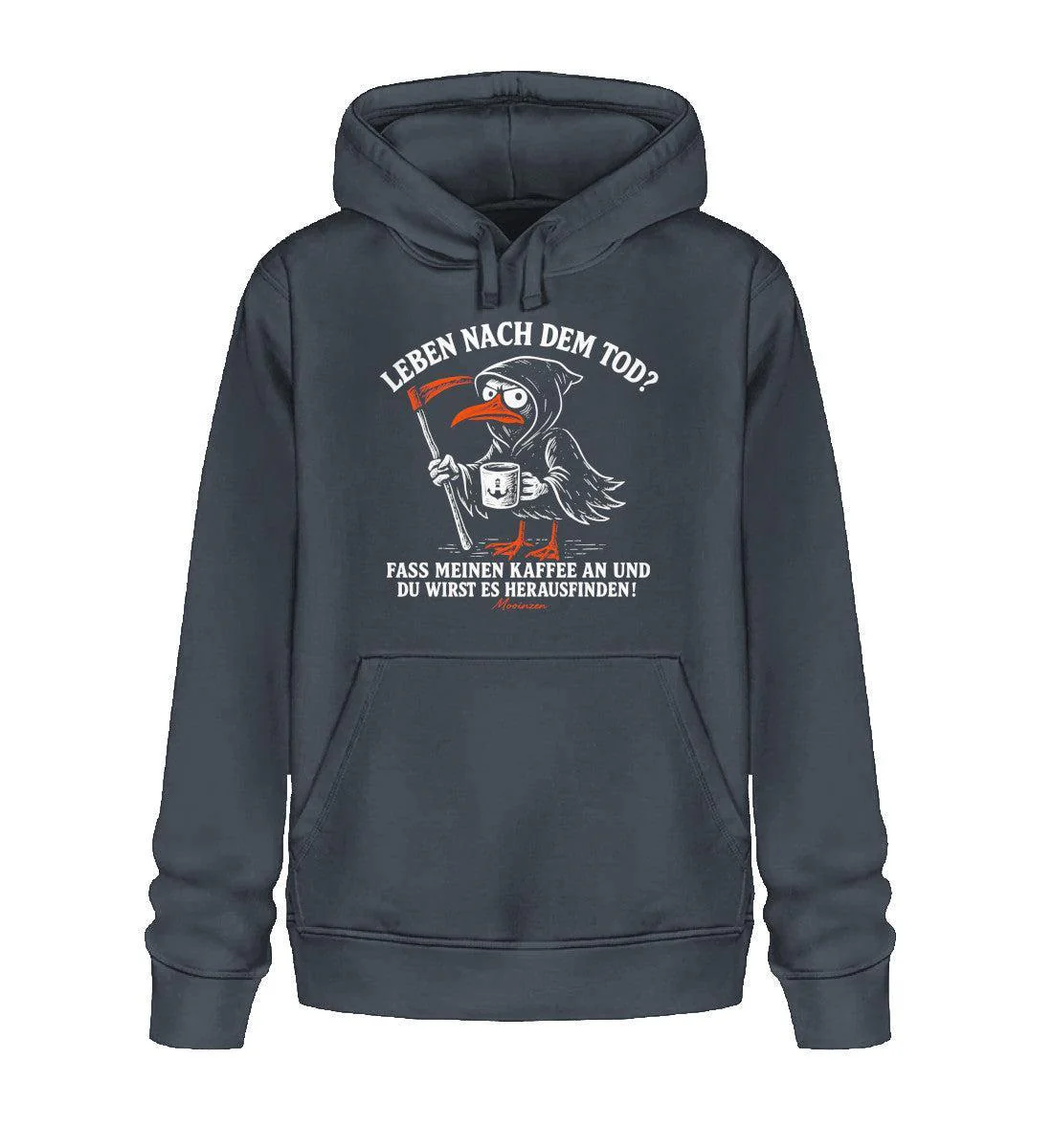Leben nach dem Tod? Kaffee · Unisex Bio Hoodie - Image 5