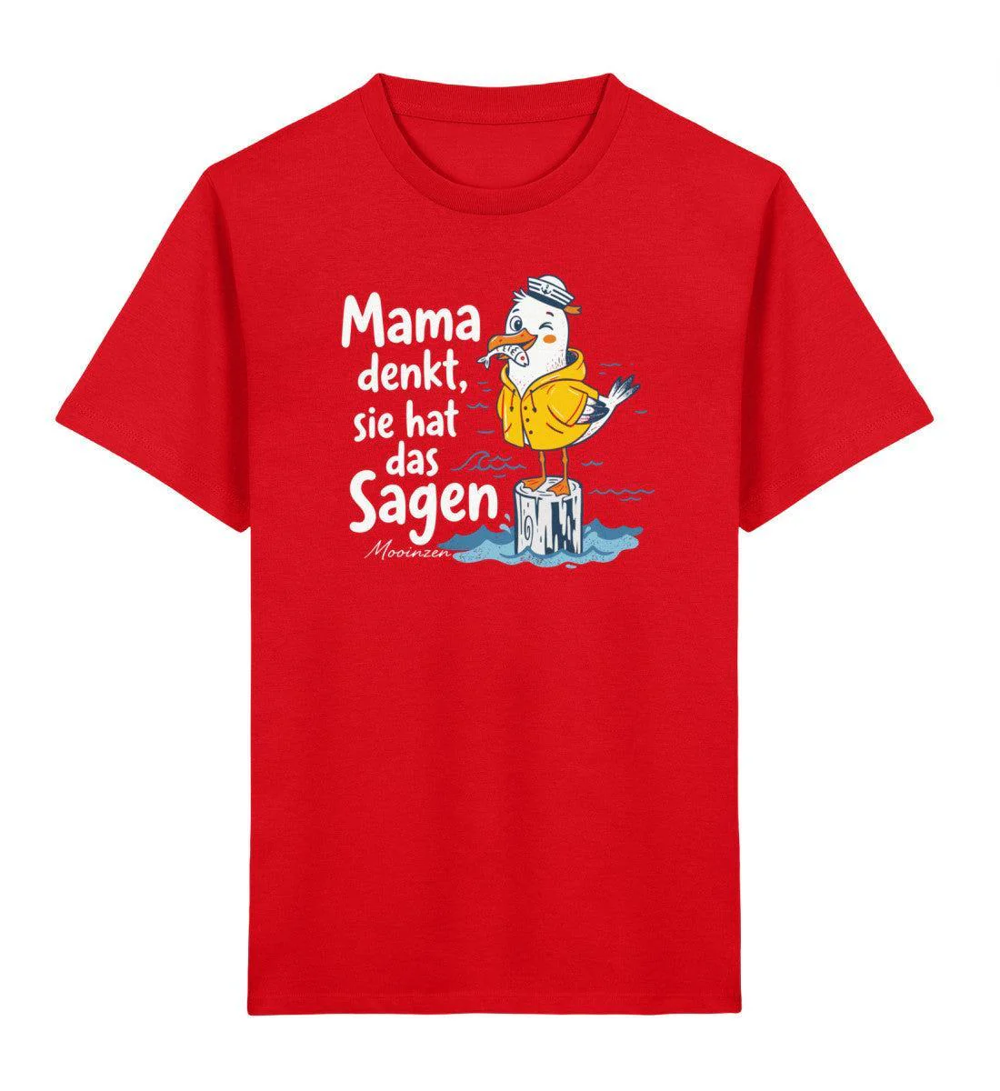 Mama denkt sie hat das Sagen · Kinder Premium Bio T-Shirt - Image 4