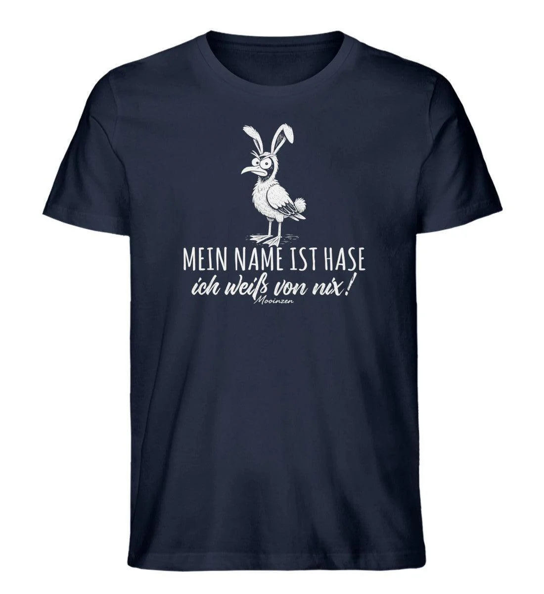 Mein Name ist Hase ich weiß von nix · Herren Premium Bio T-Shirt - Image 2
