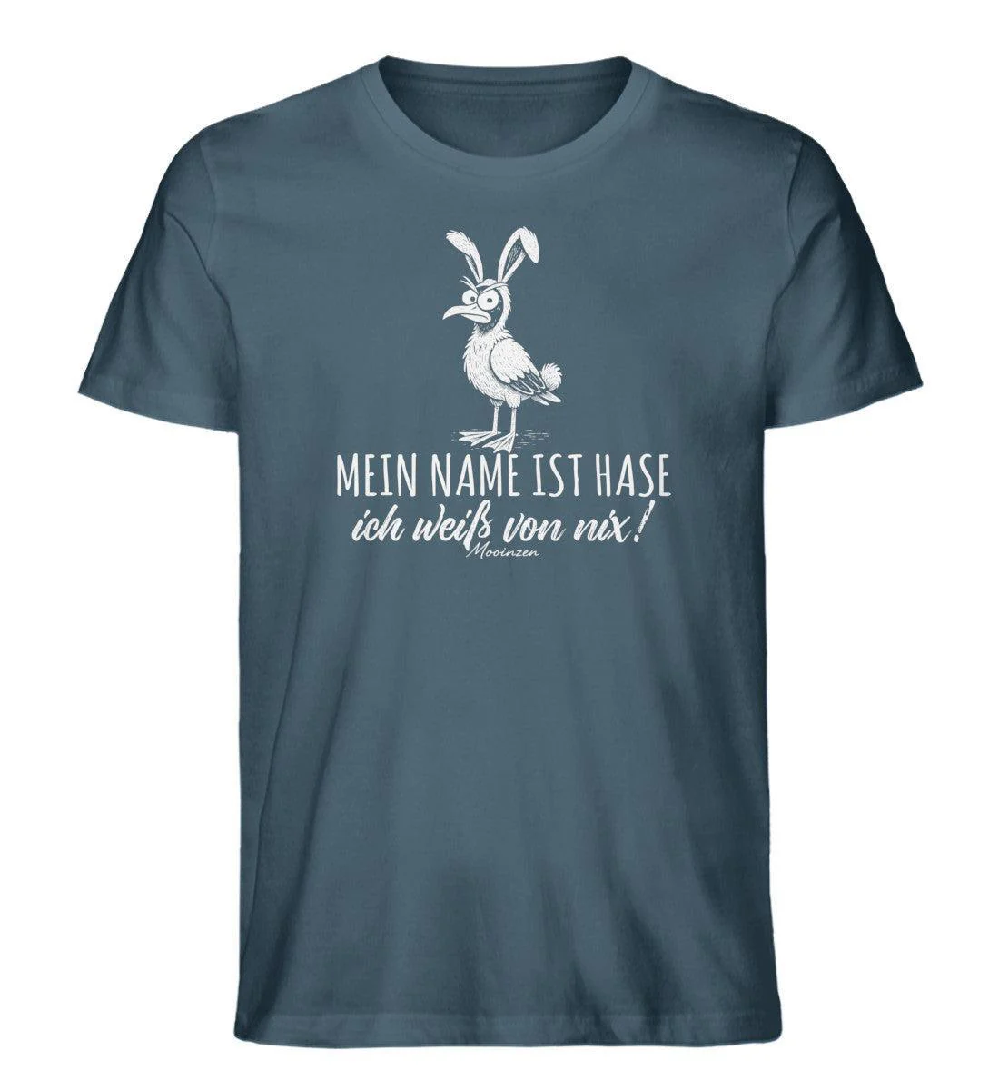 Mein Name ist Hase ich weiß von nix · Herren Premium Bio T-Shirt - Image 3