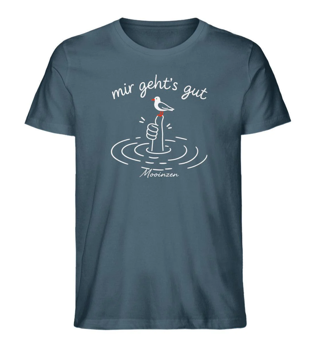 mir geht's gut · Herren Premium Bio T-Shirt - Image 3