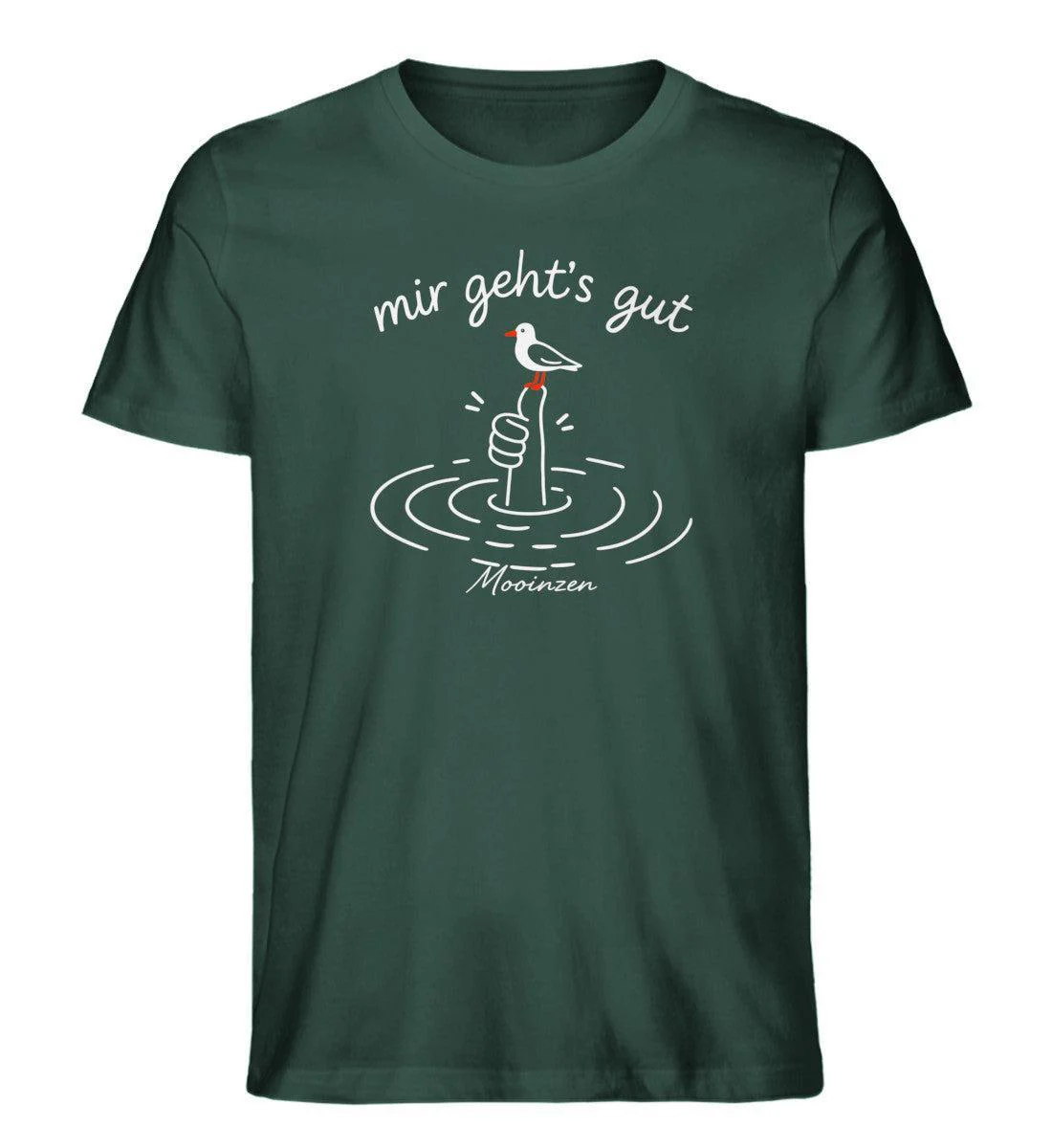 mir geht's gut · Herren Premium Bio T-Shirt - Image 4