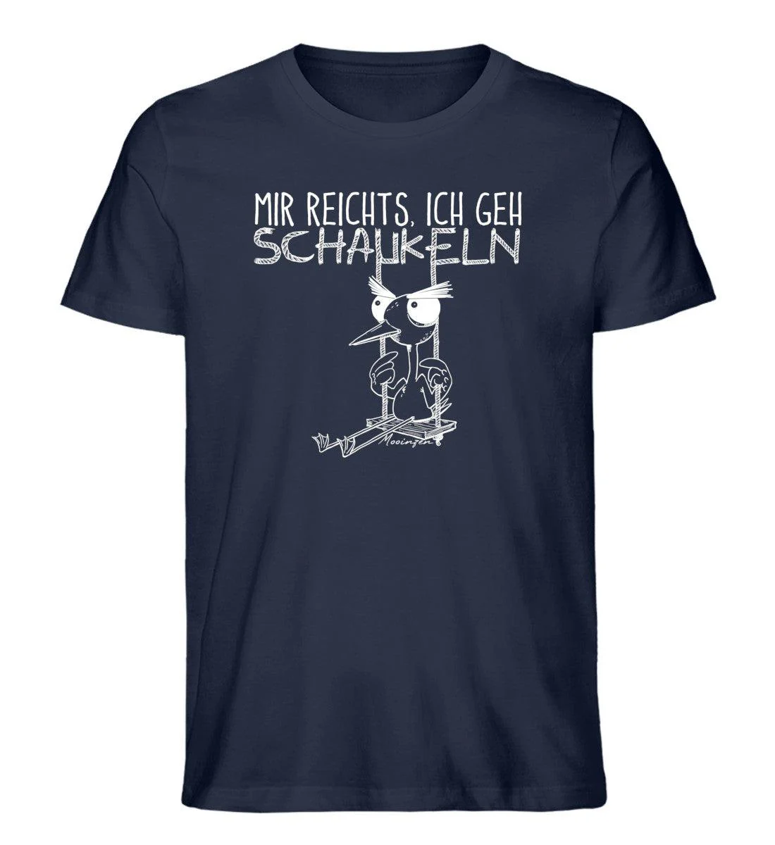 Mir reichts ich geh schaukeln · Herren Premium Bio T-Shirt - Image 2