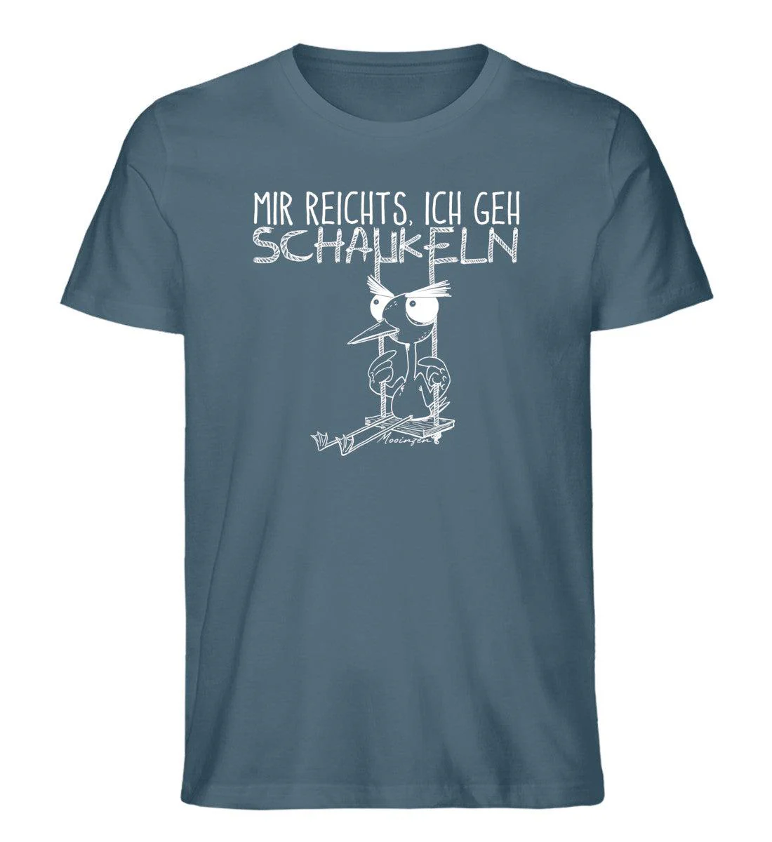 Mir reichts ich geh schaukeln · Herren Premium Bio T-Shirt - Image 3