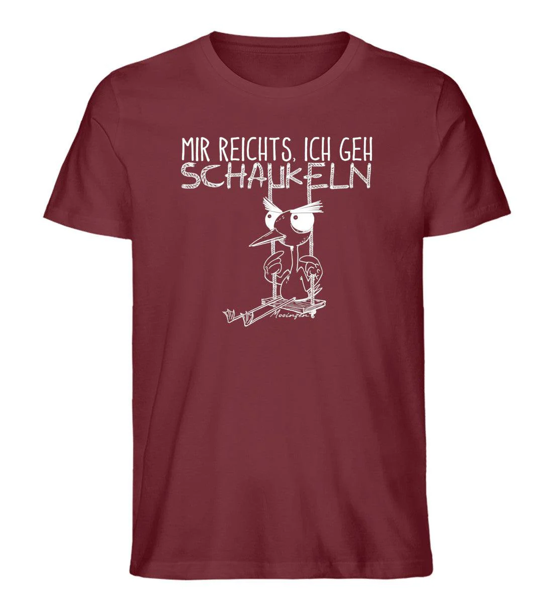 Mir reichts ich geh schaukeln · Herren Premium Bio T-Shirt - Image 4