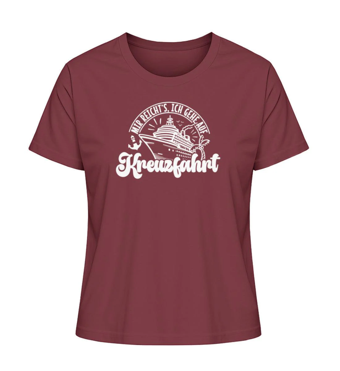 mir reichts ich gehe auf Kreuzfahrt · Damen Premium Bio T-Shirt 2.0 - Image 3