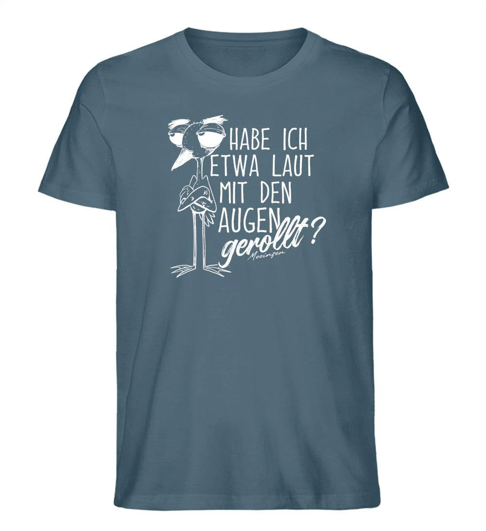 Mit den Augen gerollt  · Herren Premium Bio T-Shirt - Image 3