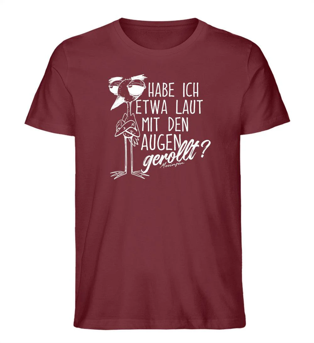 Mit den Augen gerollt  · Herren Premium Bio T-Shirt - Image 4
