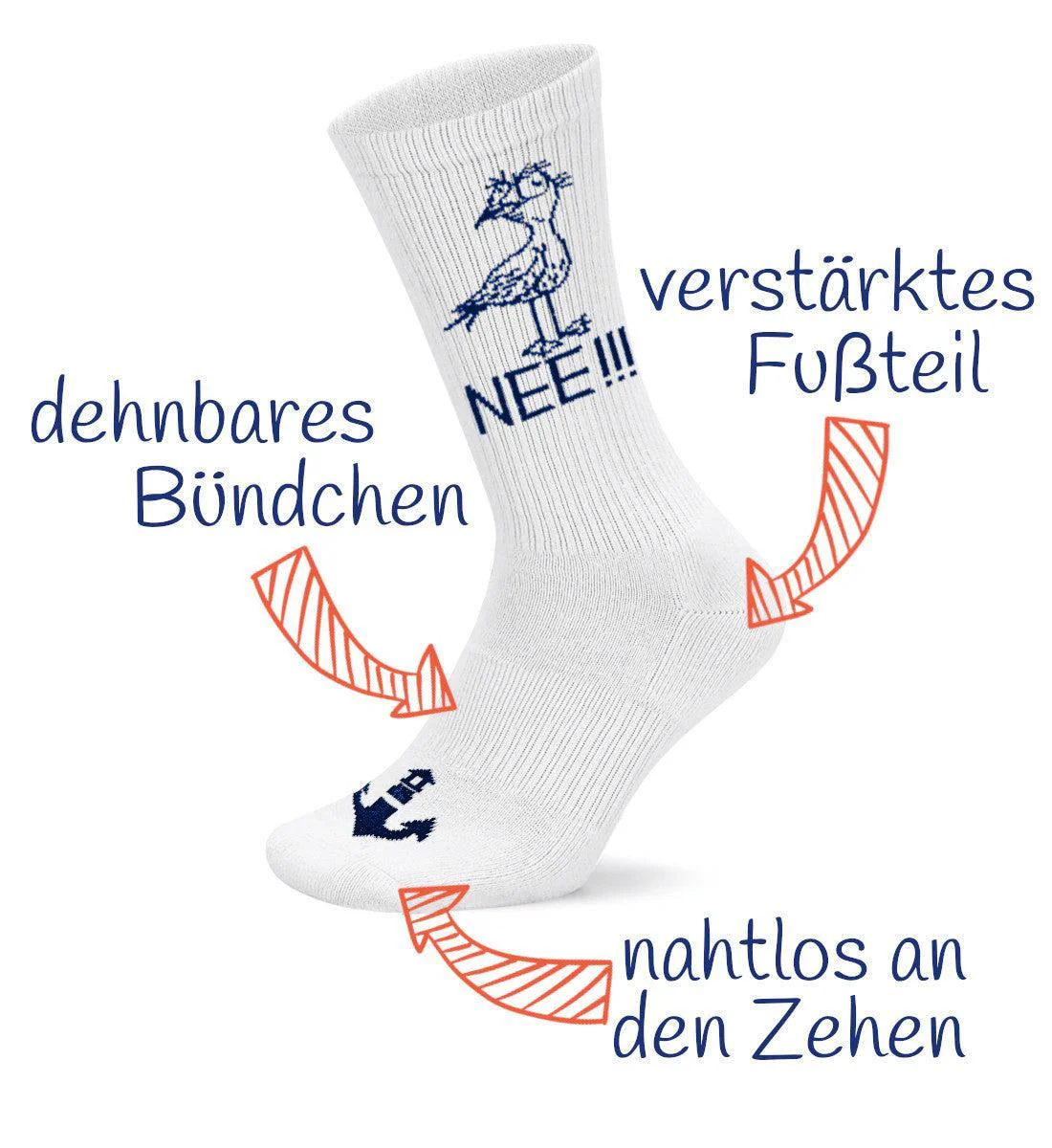 Möwe Nee · 2er-Pack Unisex Crew Socken (2 Paar) - Image 5