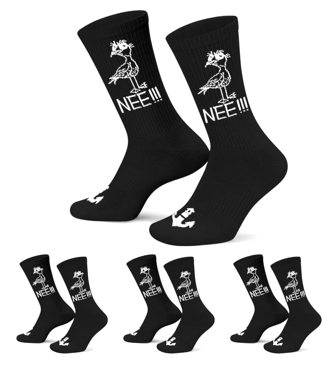 Möwe Nee · 4er-Pack Unisex Crew Socken (4 Paar) - Image 5