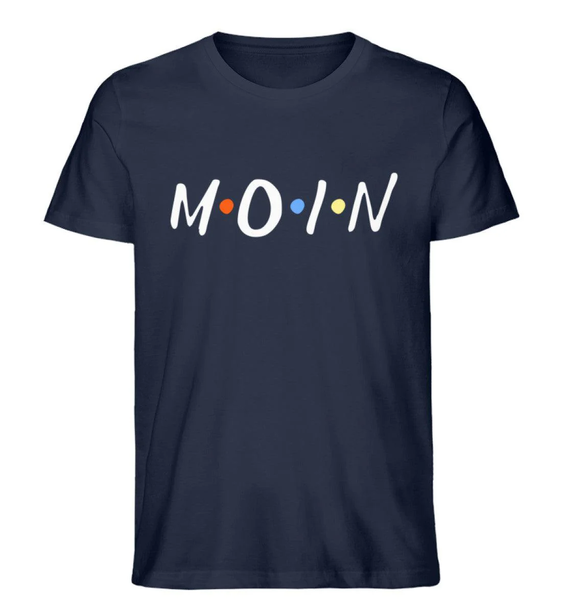 Moin Bunte Punkte · Herren Premium Bio T-Shirt - Image 2