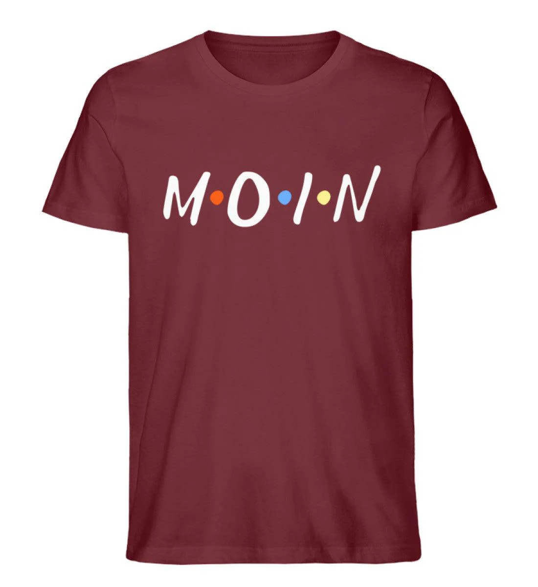 Moin Bunte Punkte · Herren Premium Bio T-Shirt - Image 3