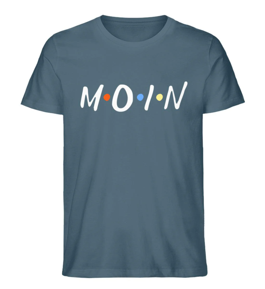 Moin Bunte Punkte · Herren Premium Bio T-Shirt - Image 4