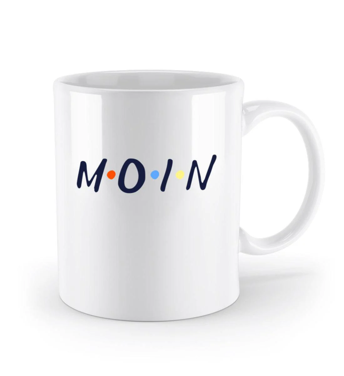 Moin Bunte Punkte · Keramik Tasse weiß - Image 2