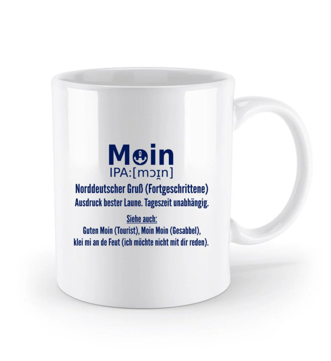 Moin Lexikon · Keramik Tasse weiß - Image 2