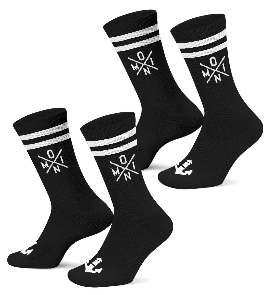 Moin Simple X · 2er-Pack Unisex Crew Socken (2 Paar) - Image 5