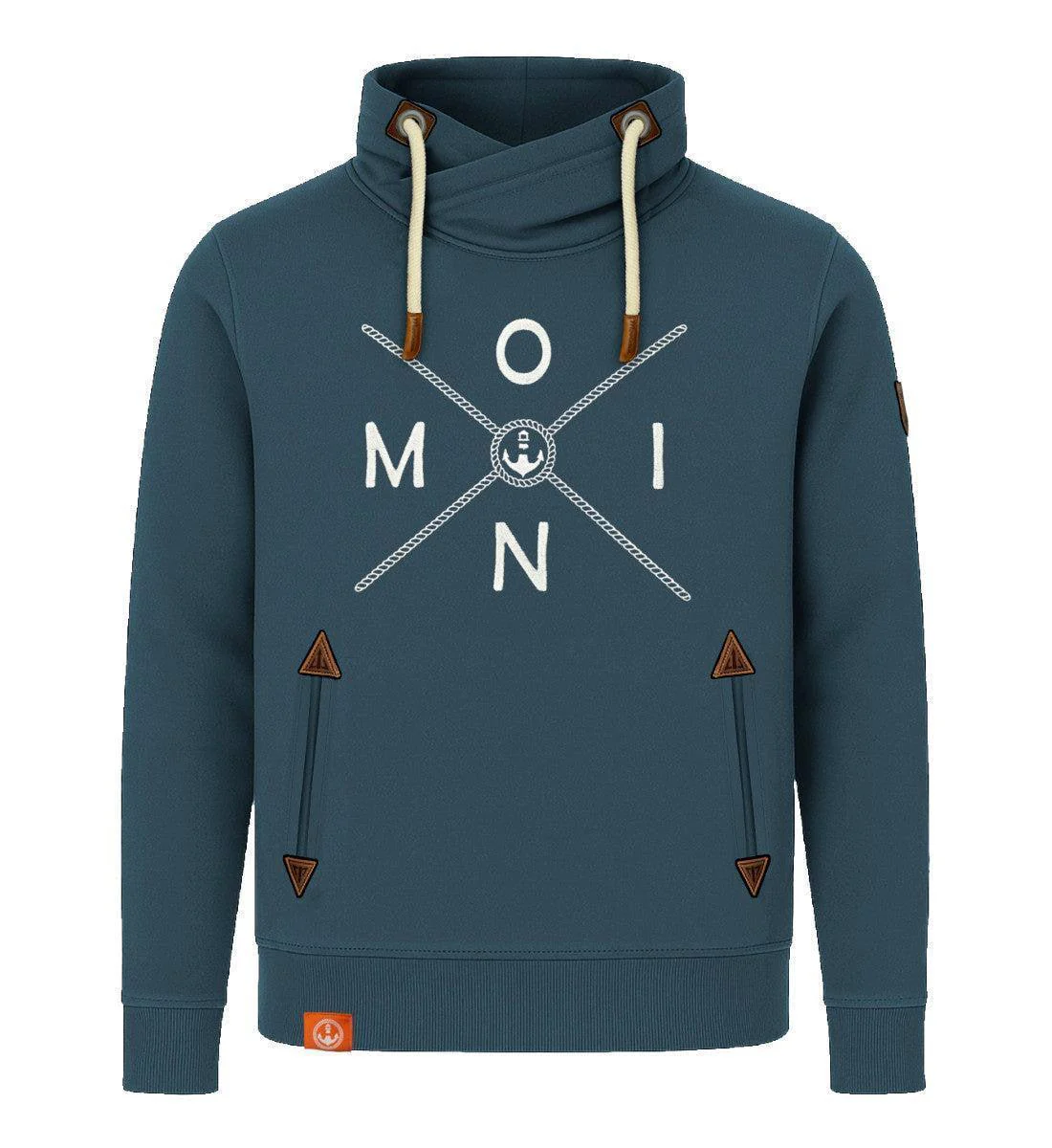 Moin Simple X · Unisex Bio Schalkragen Sweatshirt (ohne Kapuze) - Image 4