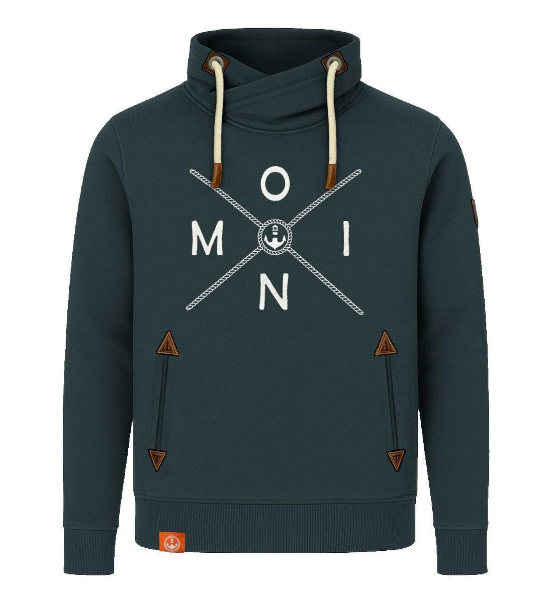 Moin Simple X · Unisex Bio Schalkragen Sweatshirt (ohne Kapuze) - Image 7
