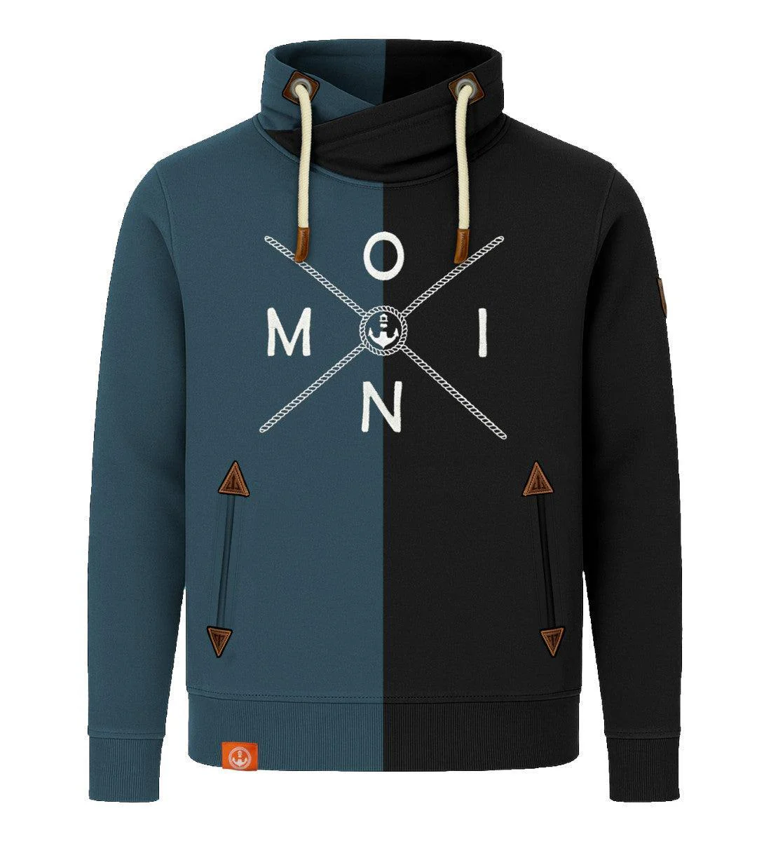 Moin Simple X · Unisex Bio Schalkragen Sweatshirt (ohne Kapuze) - Image 9