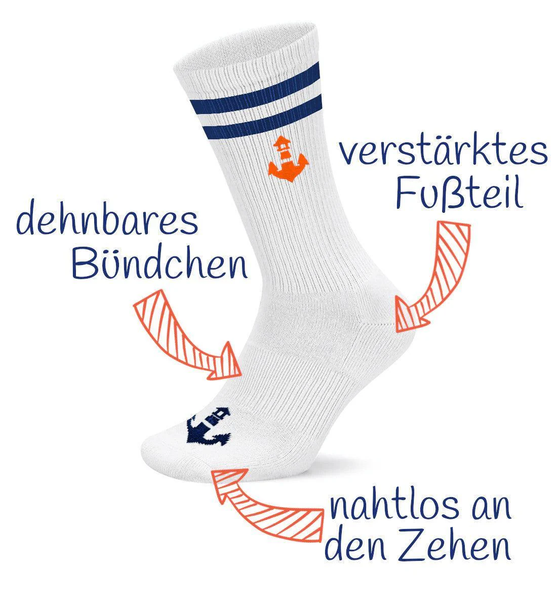 Mooinzen Logo · 2er-Pack Unisex Crew Socken (2 Paar) - Image 5