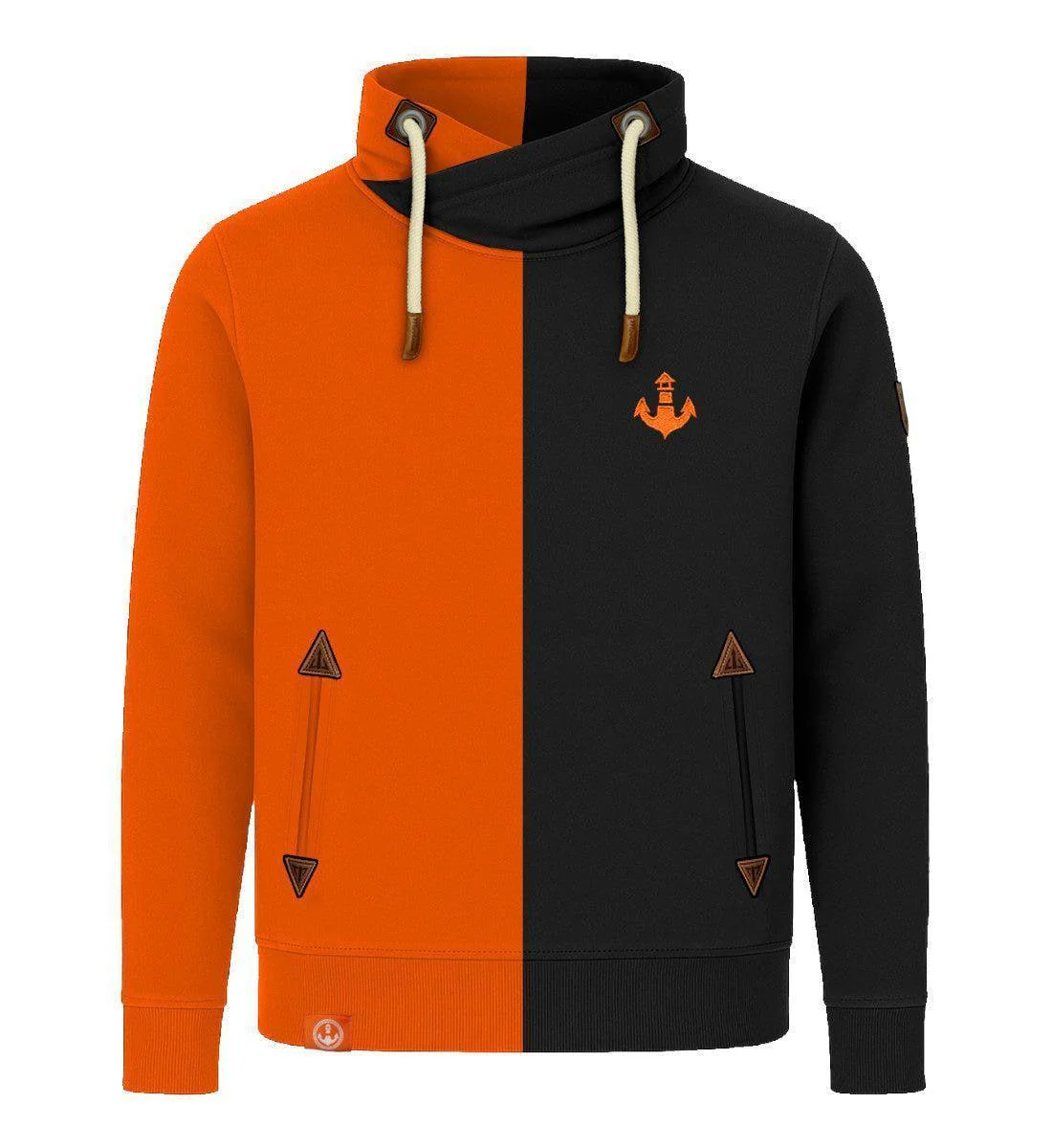 Mooinzen Logo · Unisex Bio Schalkragen Sweatshirt (ohne Kapuze) - Image 7