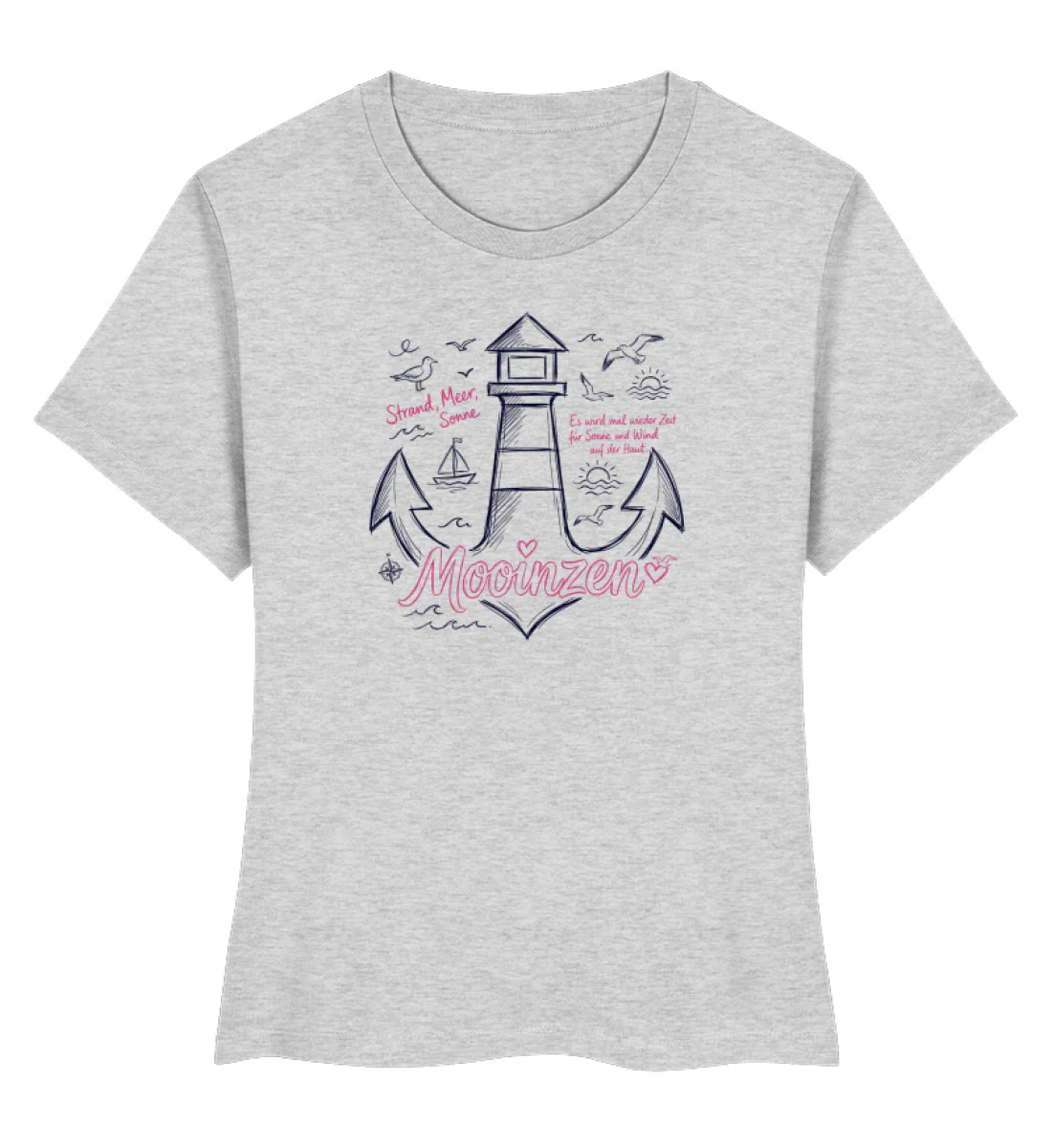 Mooinzen Strand Meer Sonne · Damen Premium Bio T-Shirt 2.0 - Image 2