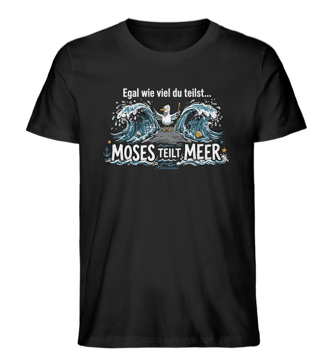 Moses teilt Meer · Herren Premium Bio T-Shirt