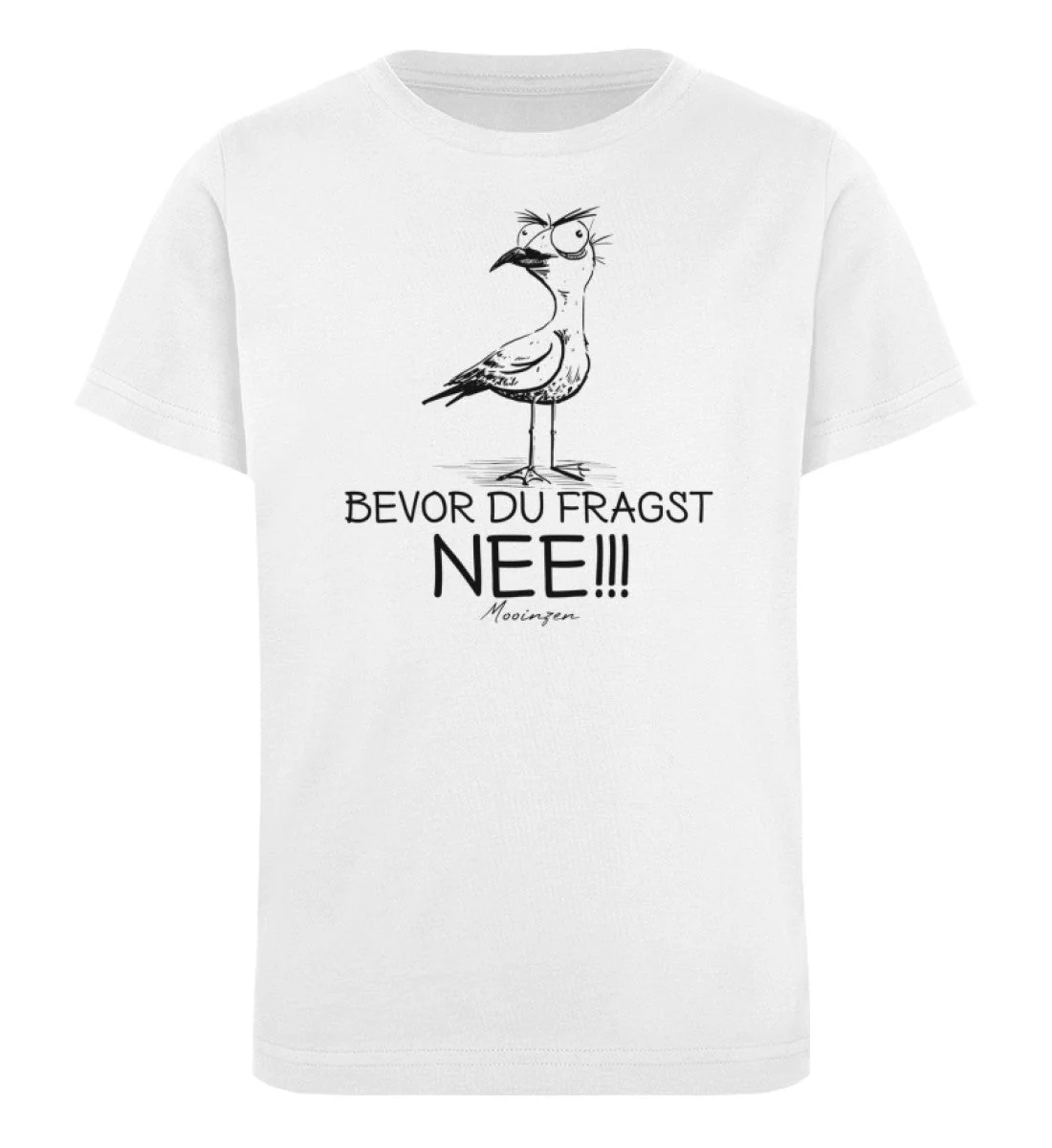 Möwe Nee Black · Kinder Premium Bio T-Shirt