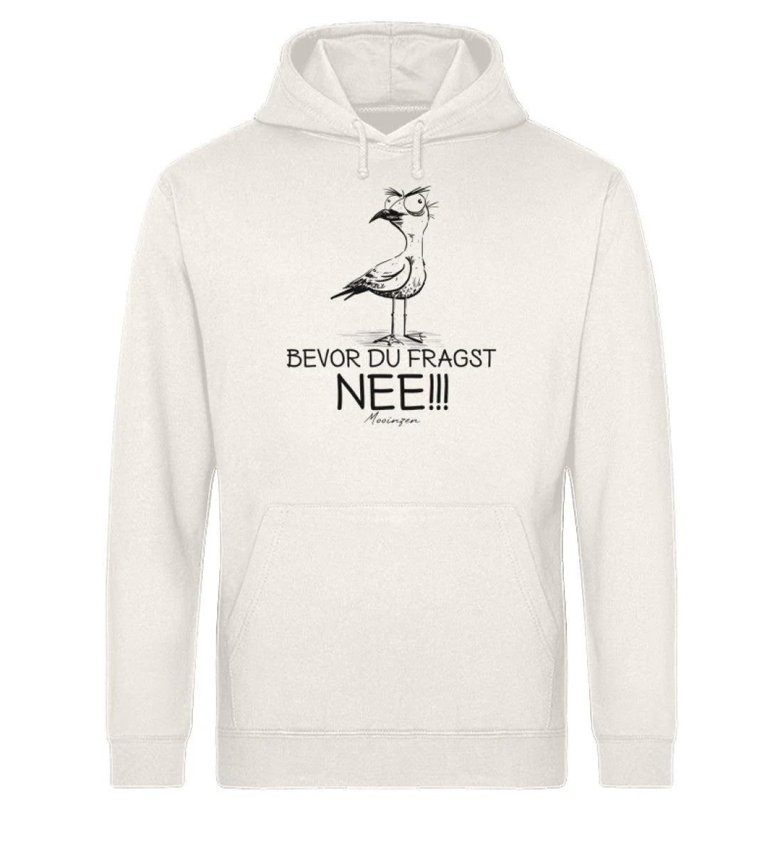 Möwe Nee Black · Unisex Bio Hoodie