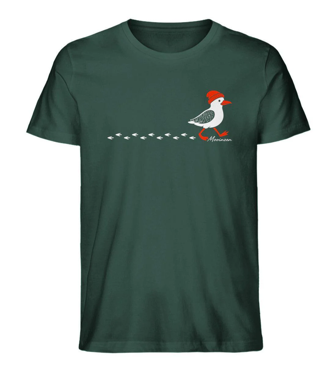 Möwe Spur · Herren Premium Bio T-Shirt - Image 4