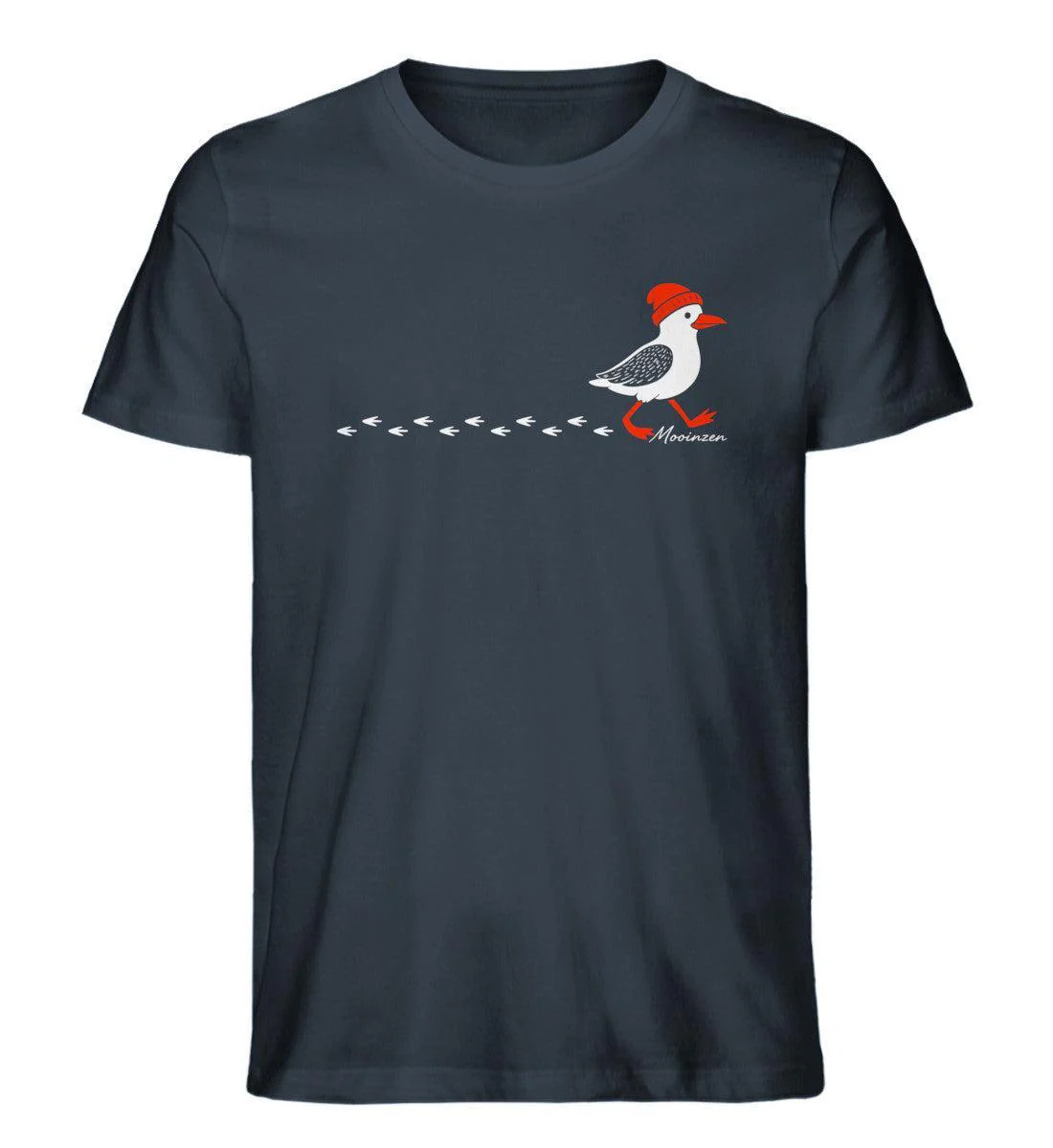 Möwe Spur · Herren Premium Bio T-Shirt - Image 5