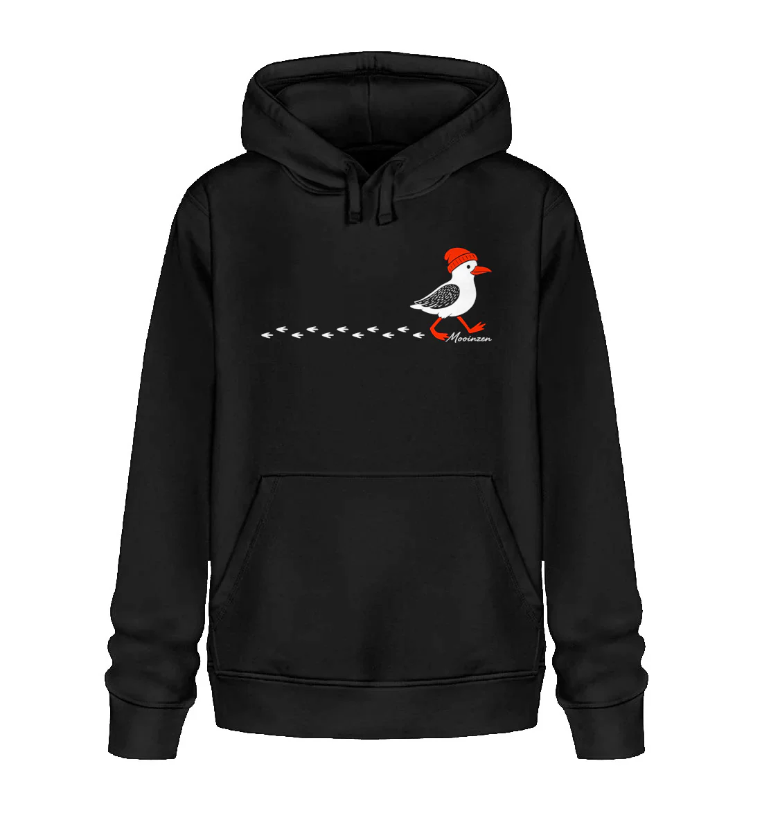 Möwe Spur · Unisex Bio Hoodie