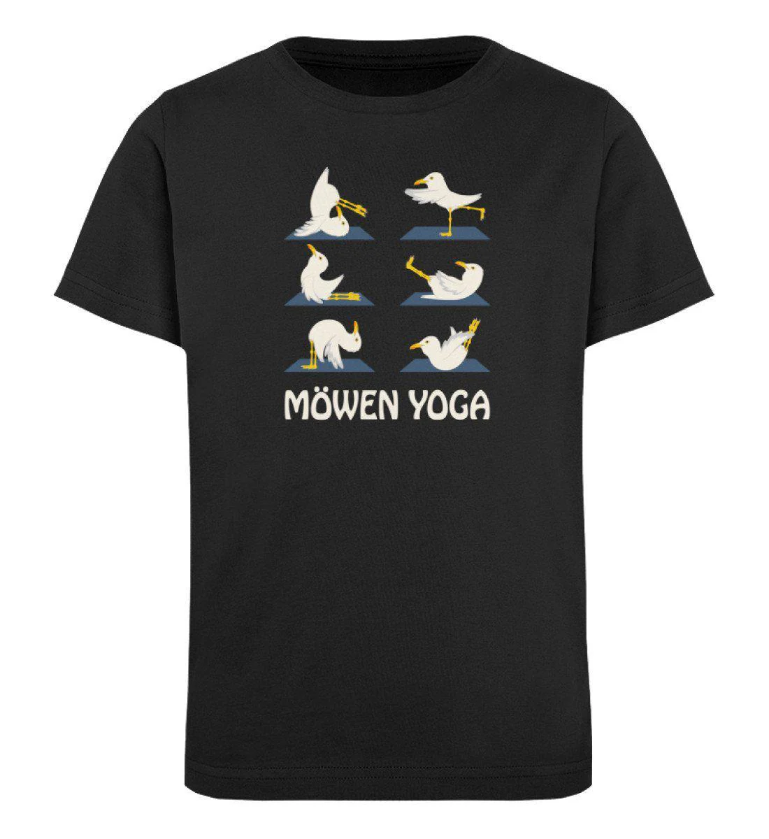Möwen Yoga 2 · Kinder Premium Bio T-Shirt