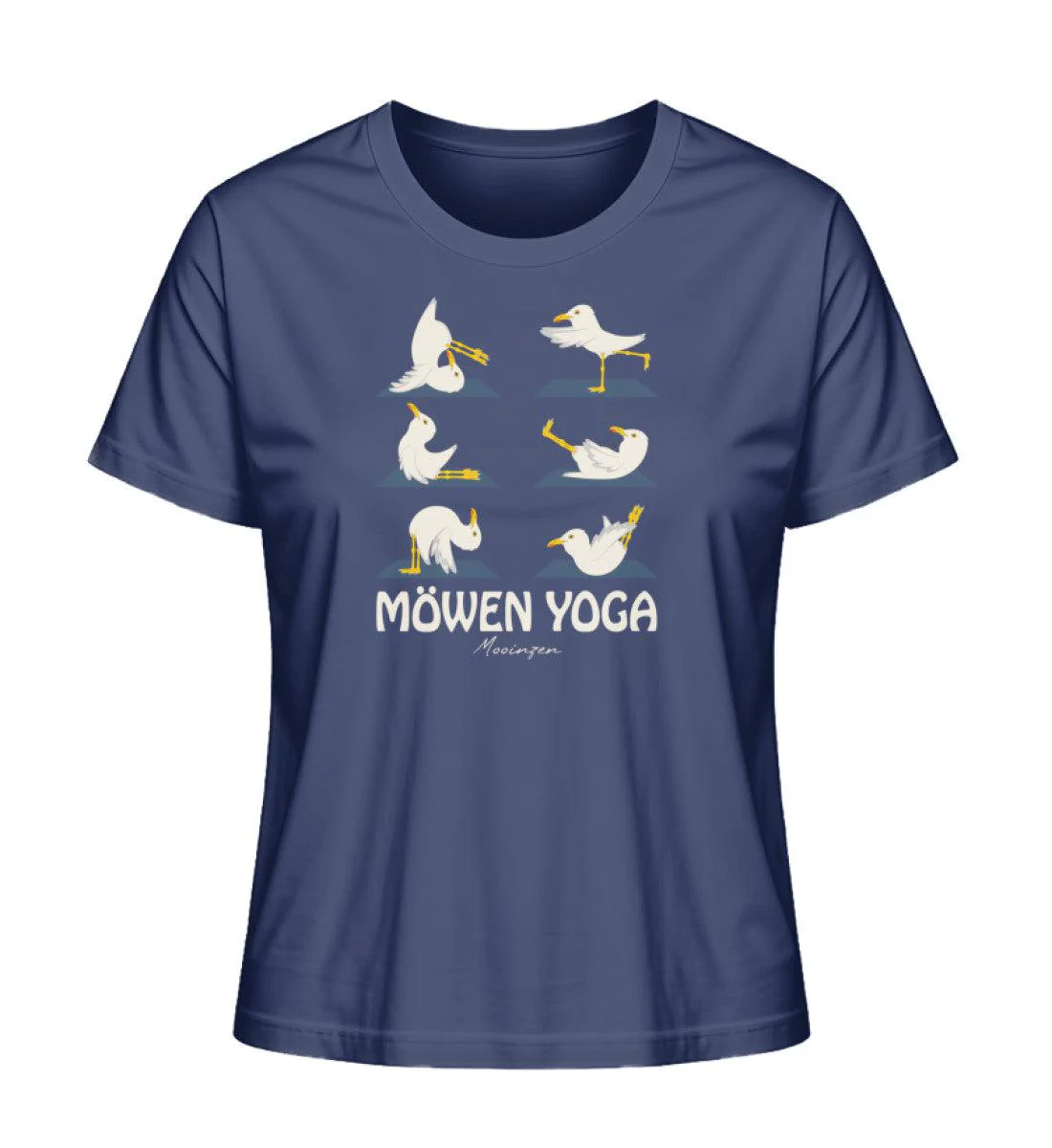 Möwen Yoga · Damen Premium Bio T-Shirt 2.0 - Image 3