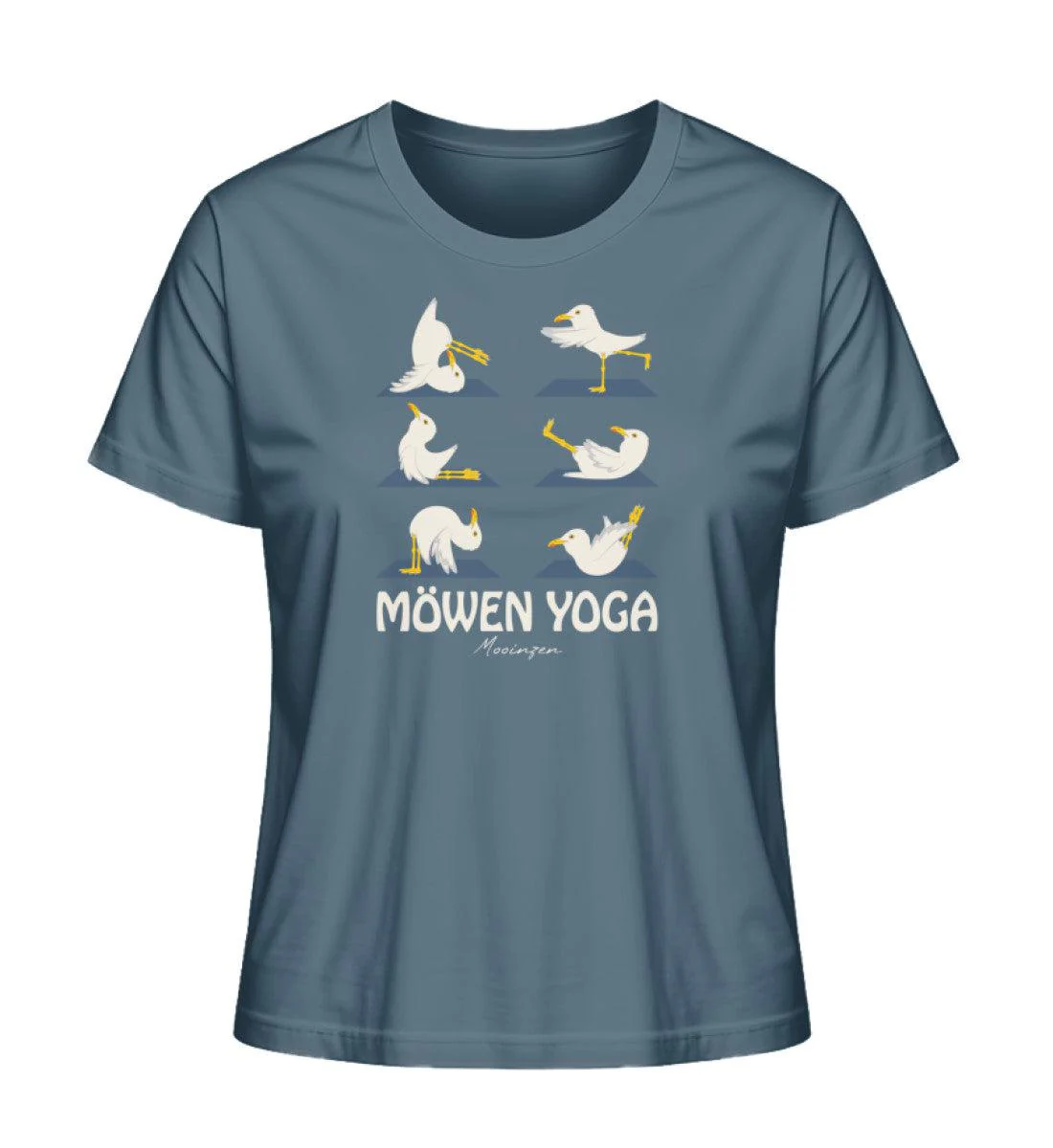 Möwen Yoga · Damen Premium Bio T-Shirt 2.0 - Image 4