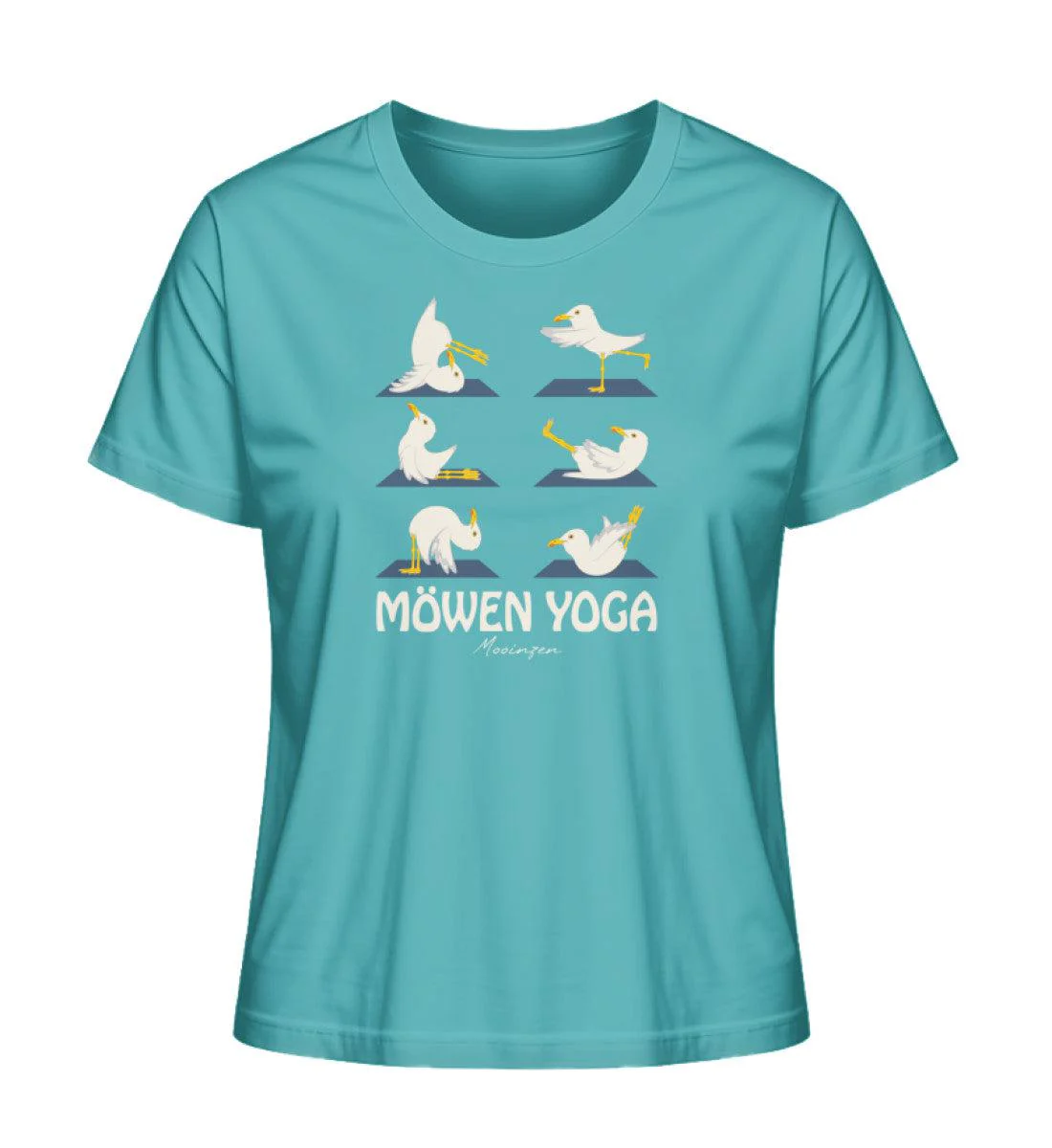 Möwen Yoga · Damen Premium Bio T-Shirt 2.0 - Image 6