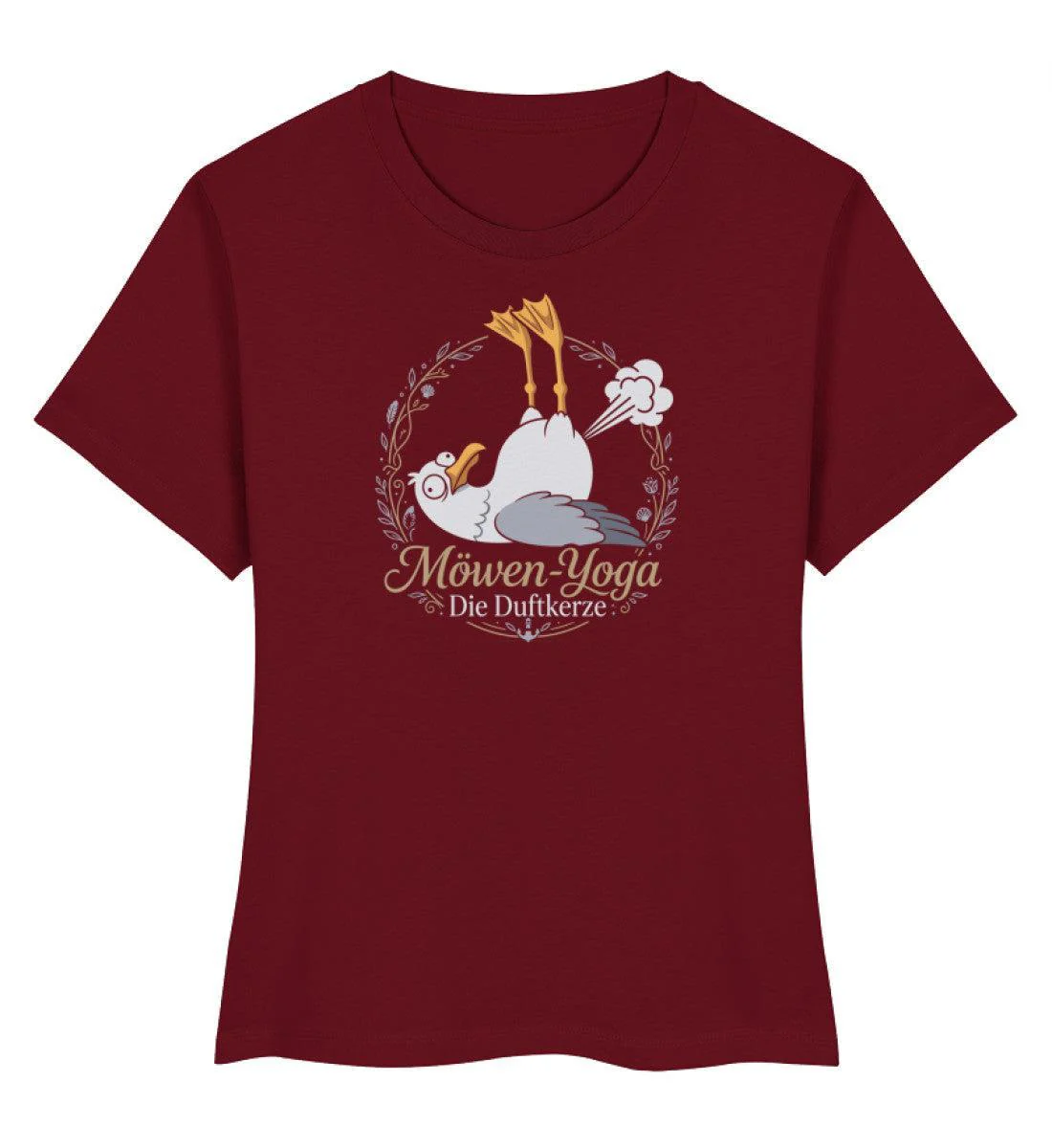 Möwen Yoga Duftkerze · Damen Premium Bio T-Shirt 2.0 - Image 3