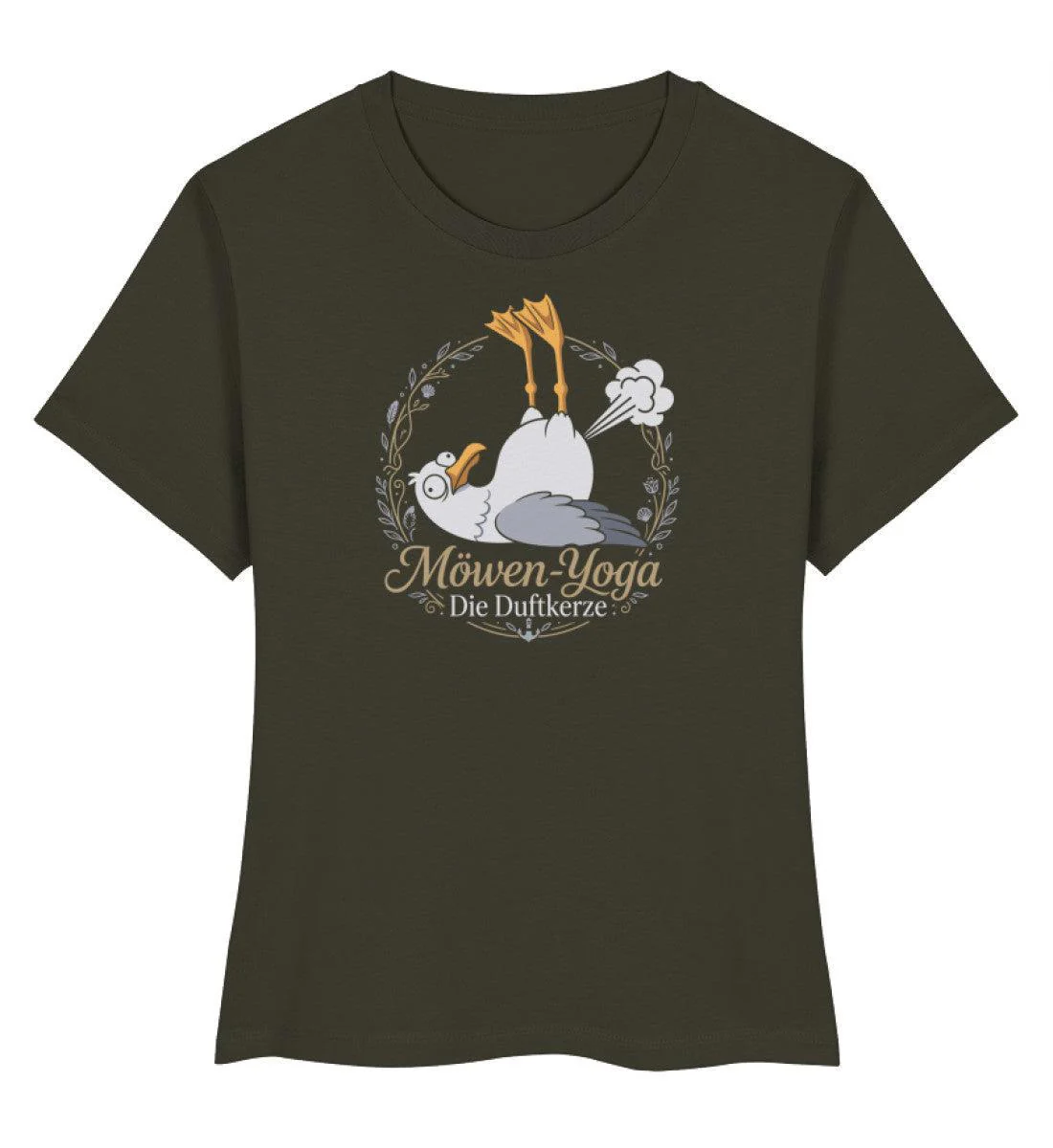Möwen Yoga Duftkerze · Damen Premium Bio T-Shirt 2.0 - Image 5