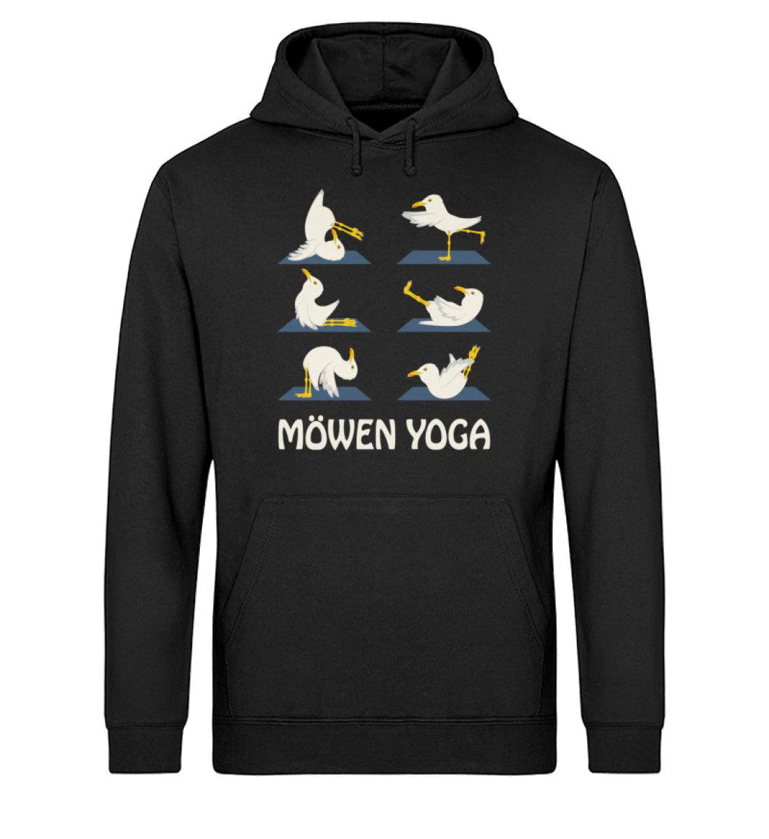 Möwen Yoga 2 · Unisex Bio Hoodie