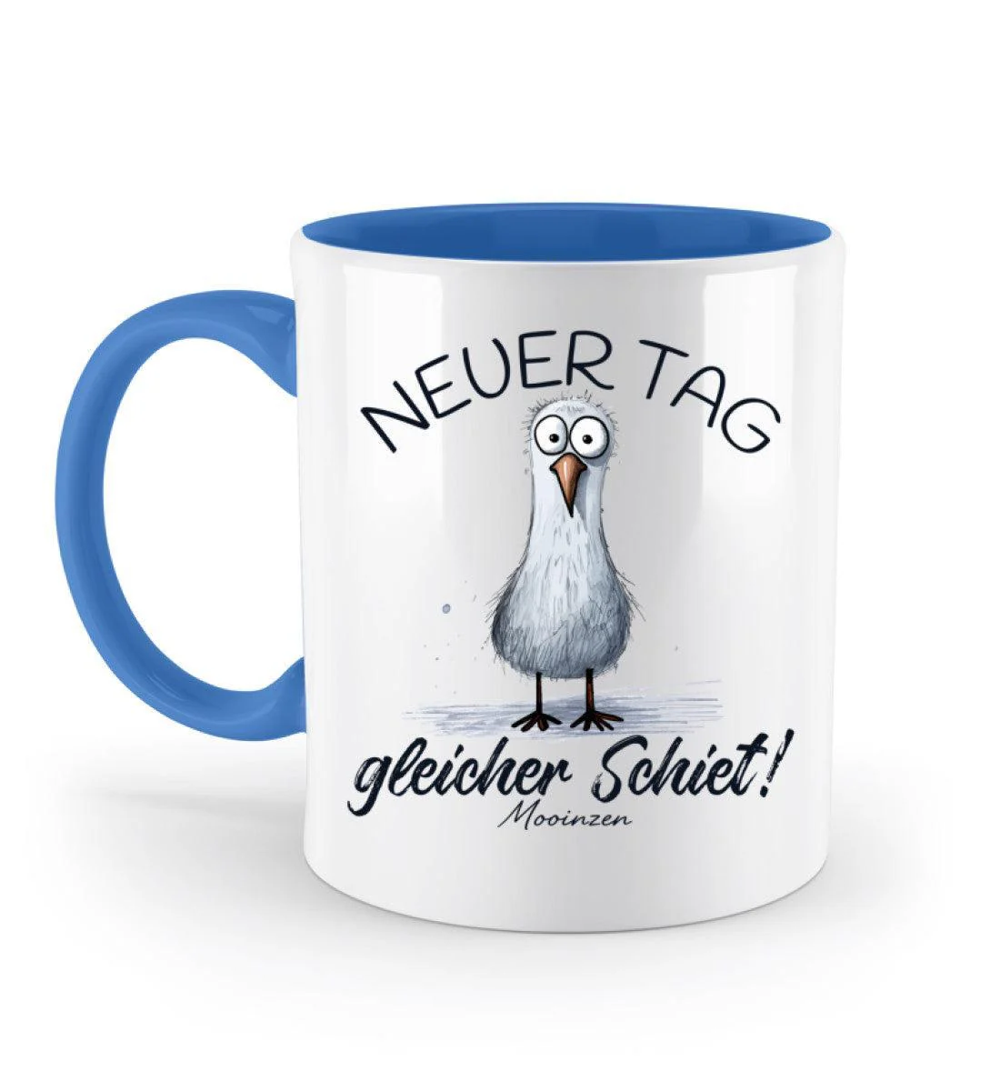 Neuer Tag gleicher Schiet · Keramiktasse Zweifarbig - Image 6