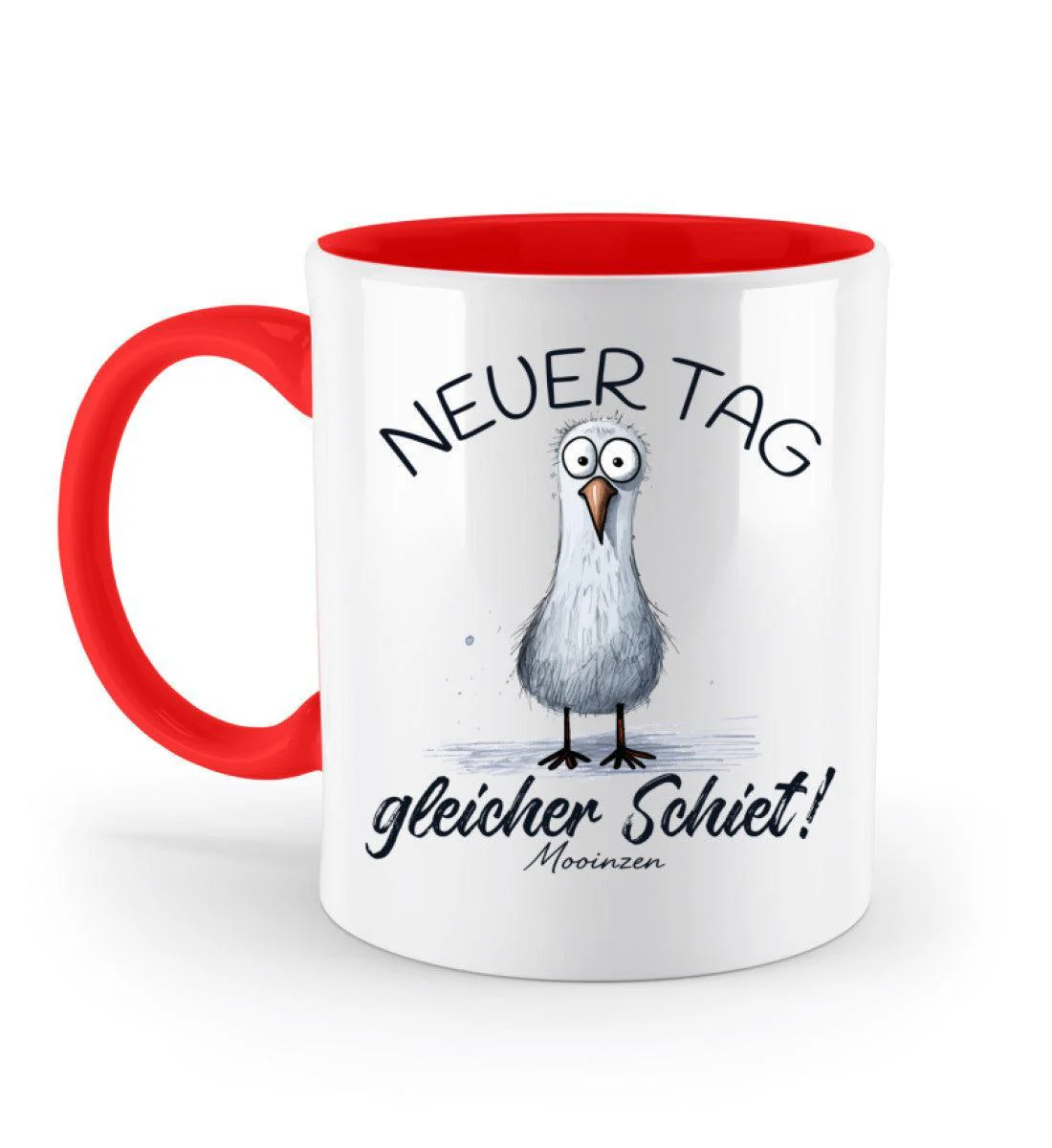 Neuer Tag gleicher Schiet · Keramiktasse Zweifarbig - Image 8