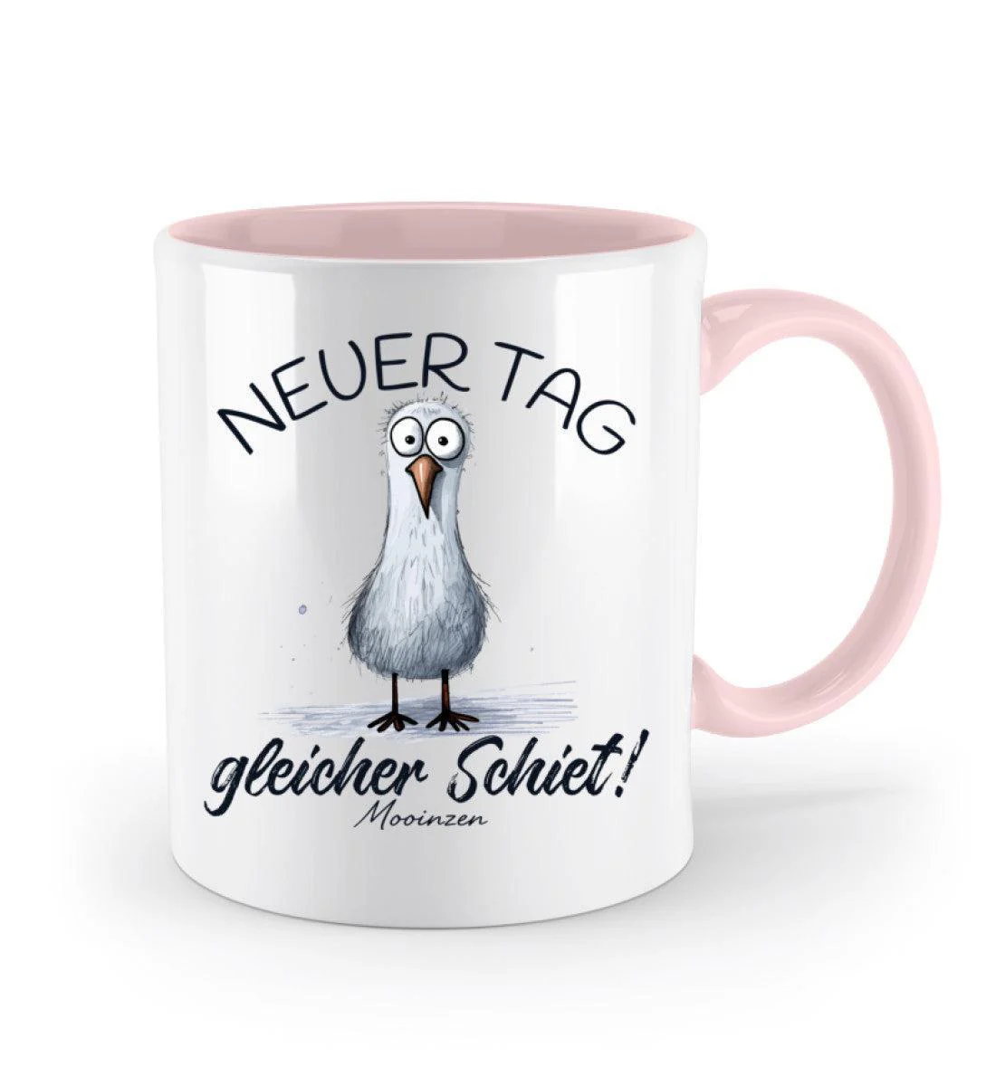 Neuer Tag gleicher Schiet · Keramiktasse Zweifarbig - Image 9