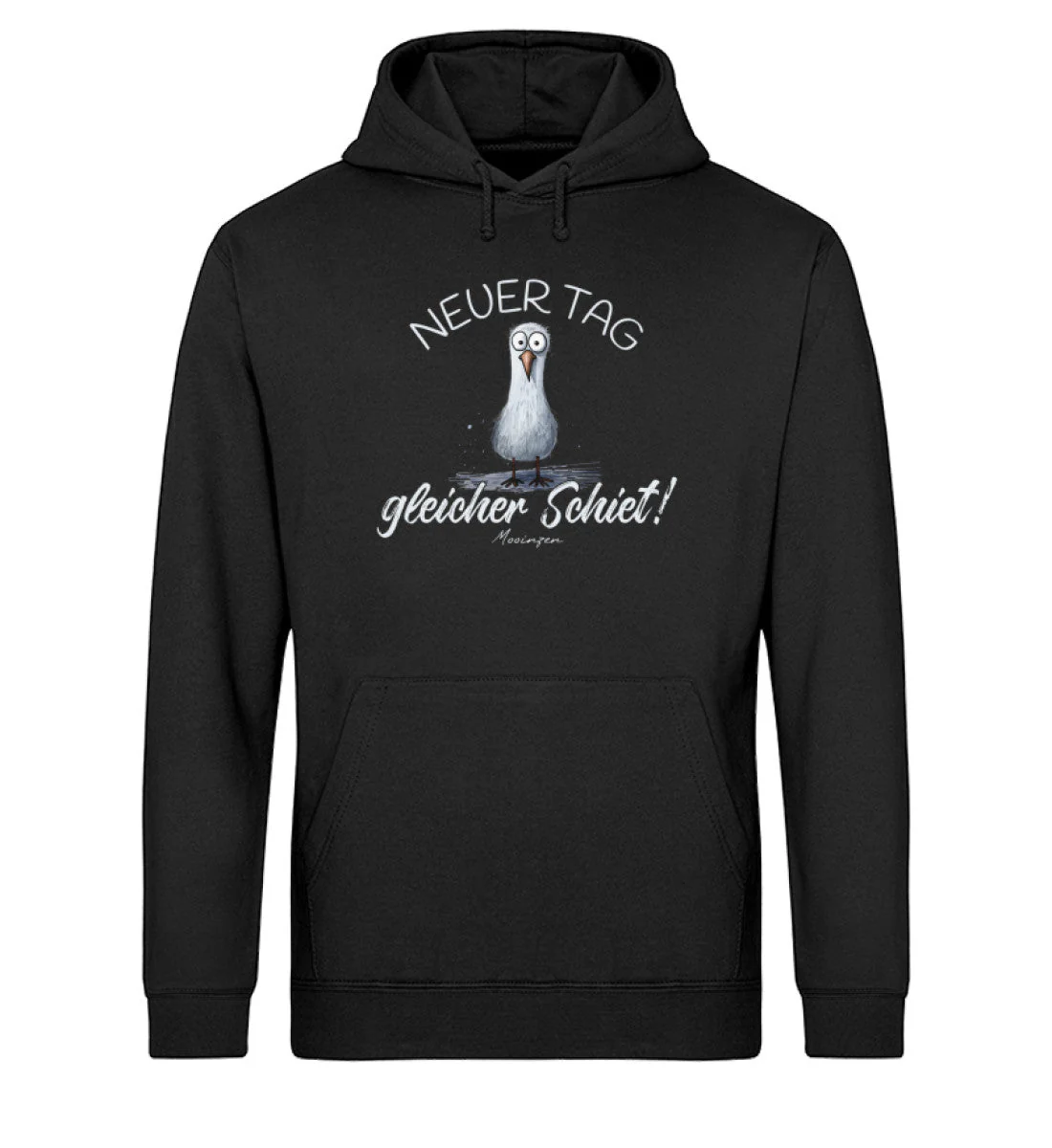 Neuer Tag gleicher Schiet · Unisex Bio Hoodie