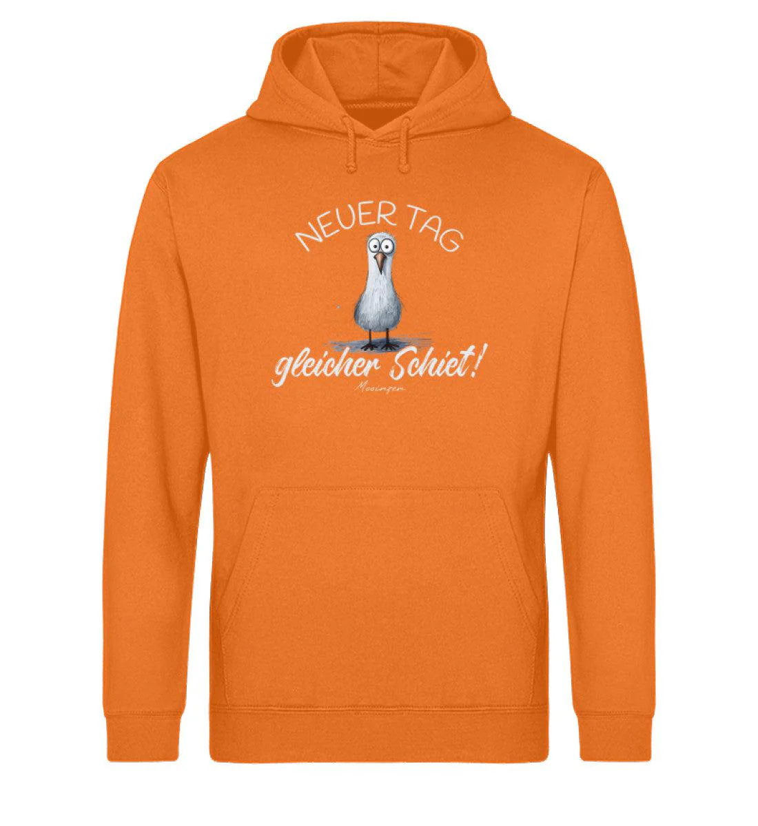 Neuer Tag gleicher Schiet · Unisex Bio Hoodie - Image 4