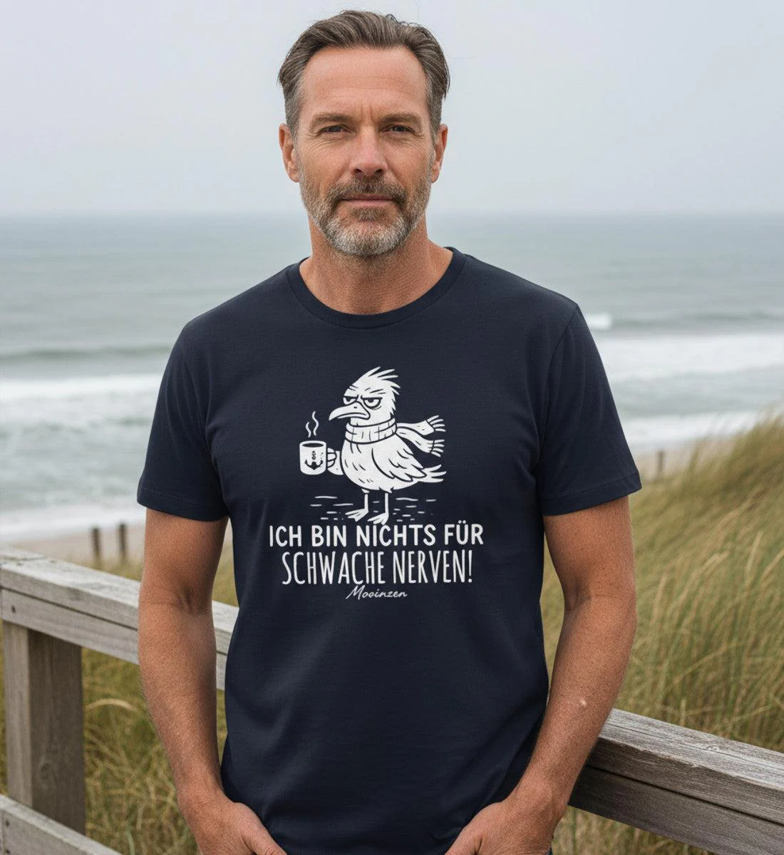 Nichts für schwache nerven · Herren Premium Bio T-Shirt - Image 6